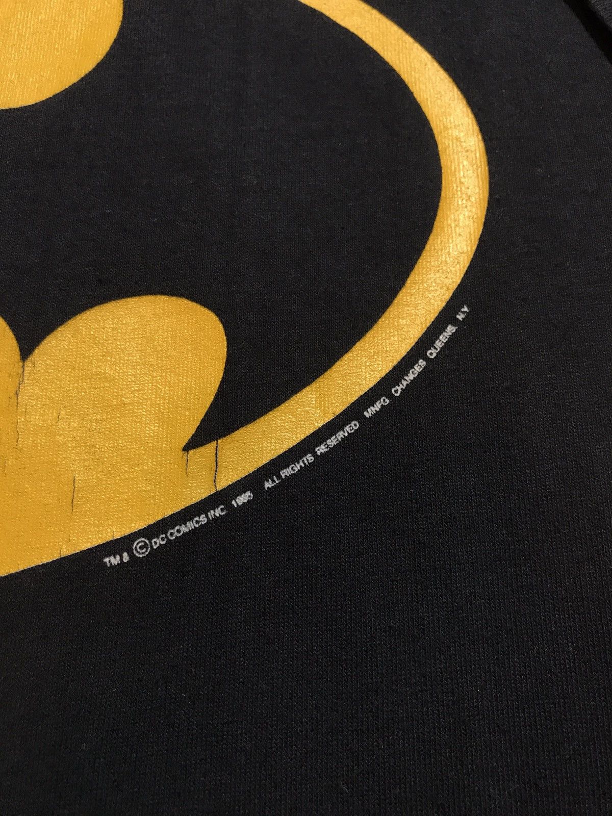 DC Comics × Vintage Batman logo 1985 t shirt Size US S / EU 44-46 / 1 - 4 Thumbnail