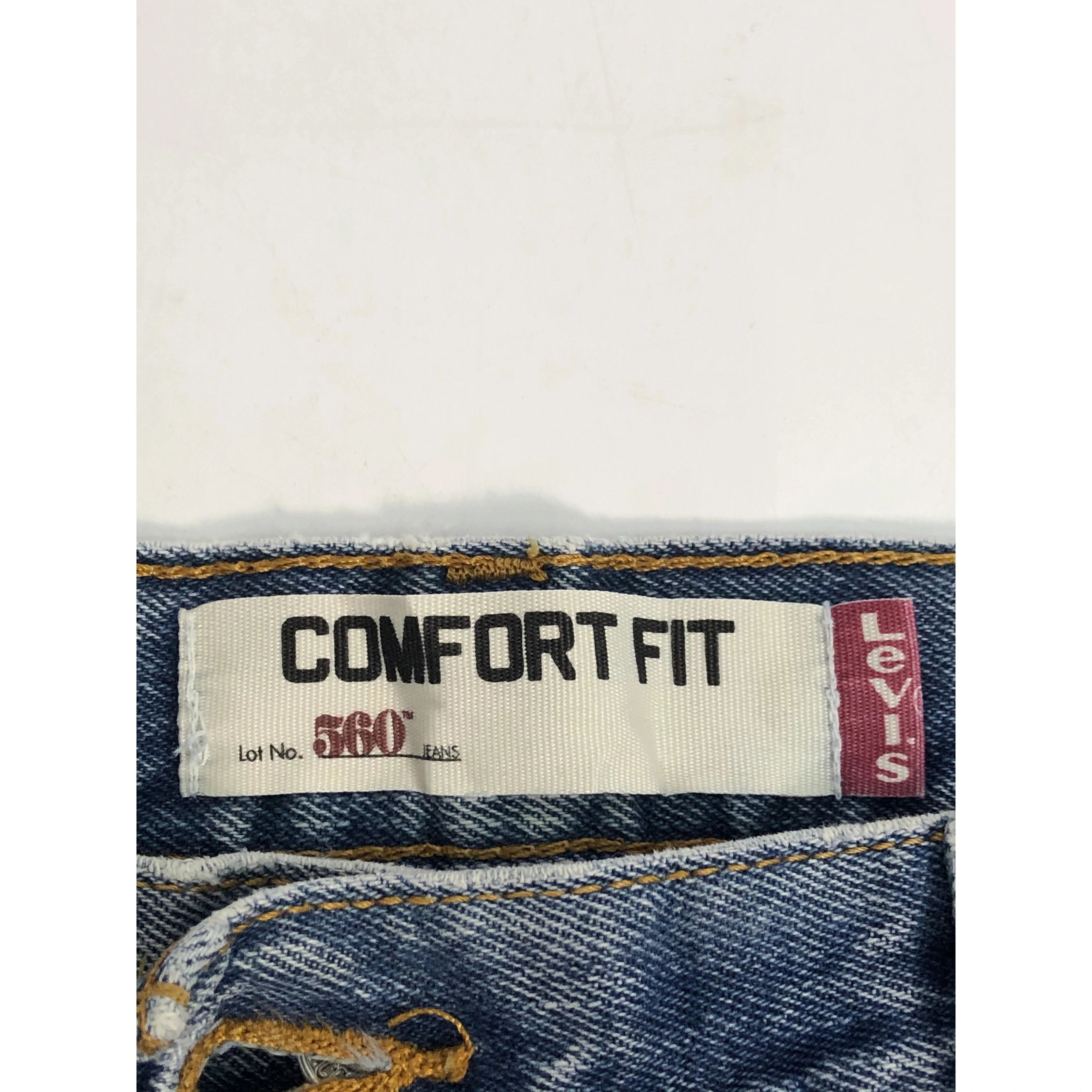 Levi's Vintage Levis 560 Comfort Fit Faded Denim DP0083 Size US 37 - 7 Thumbnail