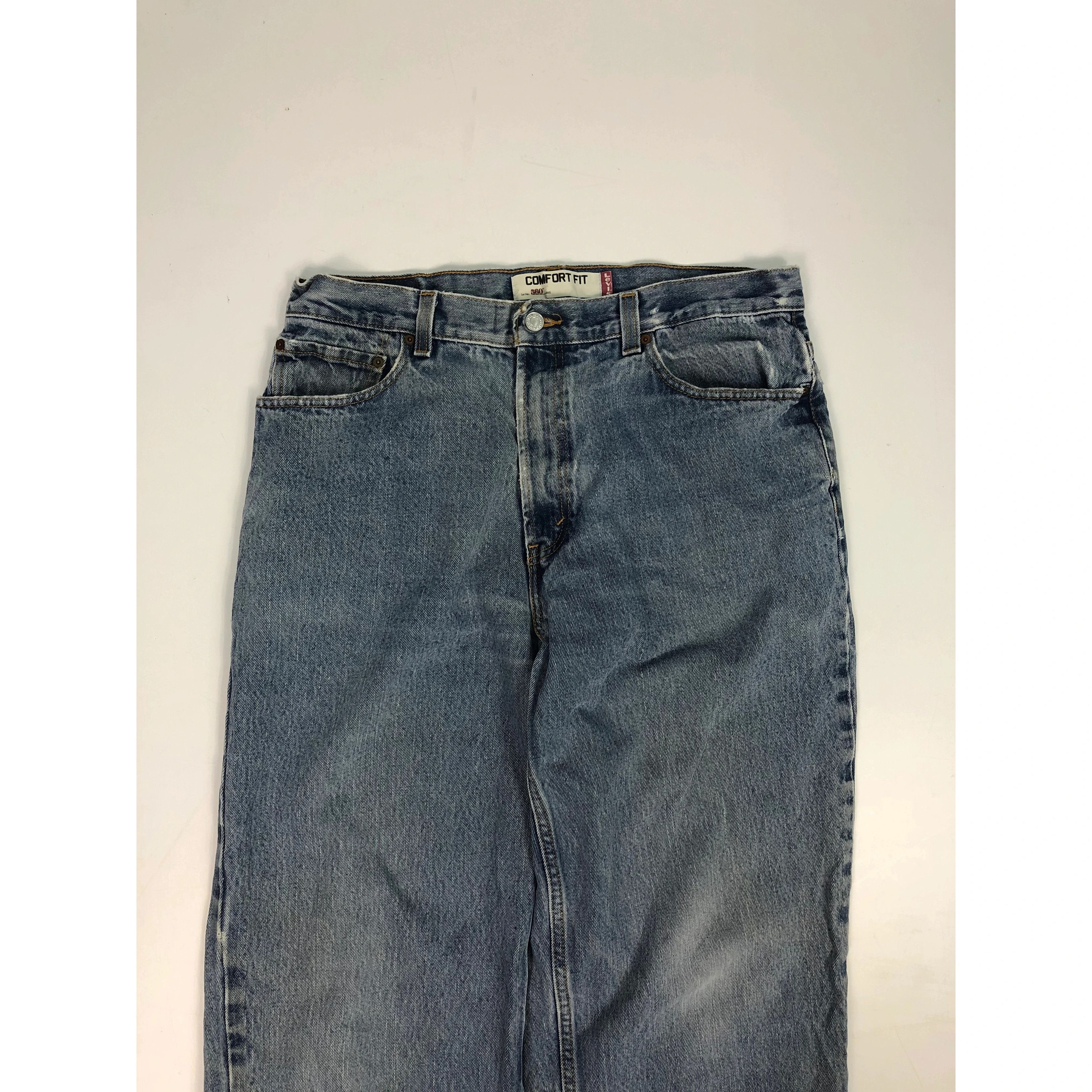Levi's Vintage Levis 560 Comfort Fit Faded Denim DP0083 Size US 37 - 2 Thumbnail