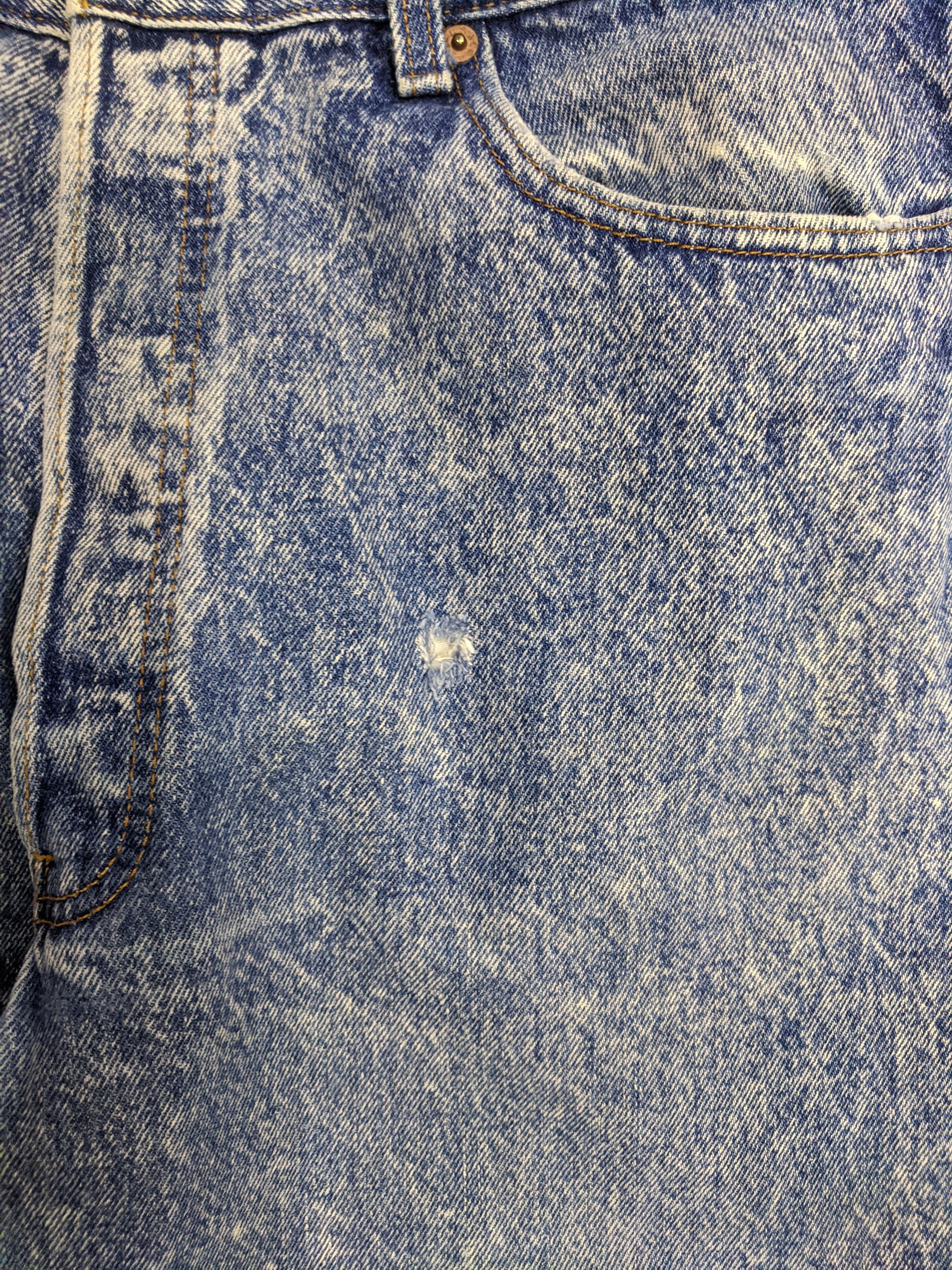 Levi's Vintage 90s Levis 501 Acid Wash Jeans DP0817 Size US 35 - 11 Thumbnail