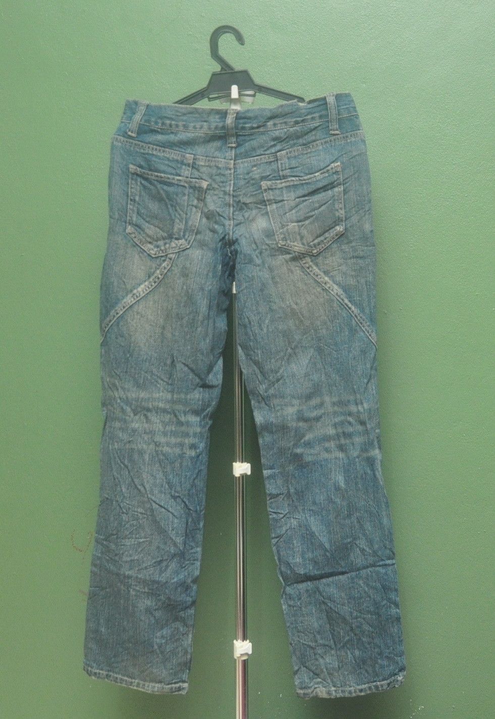 Japanese Brand Vintage Japanese Distressed Jeans Scott Fashion Style Size US 30 / EU 46 - 2 Thumbnail