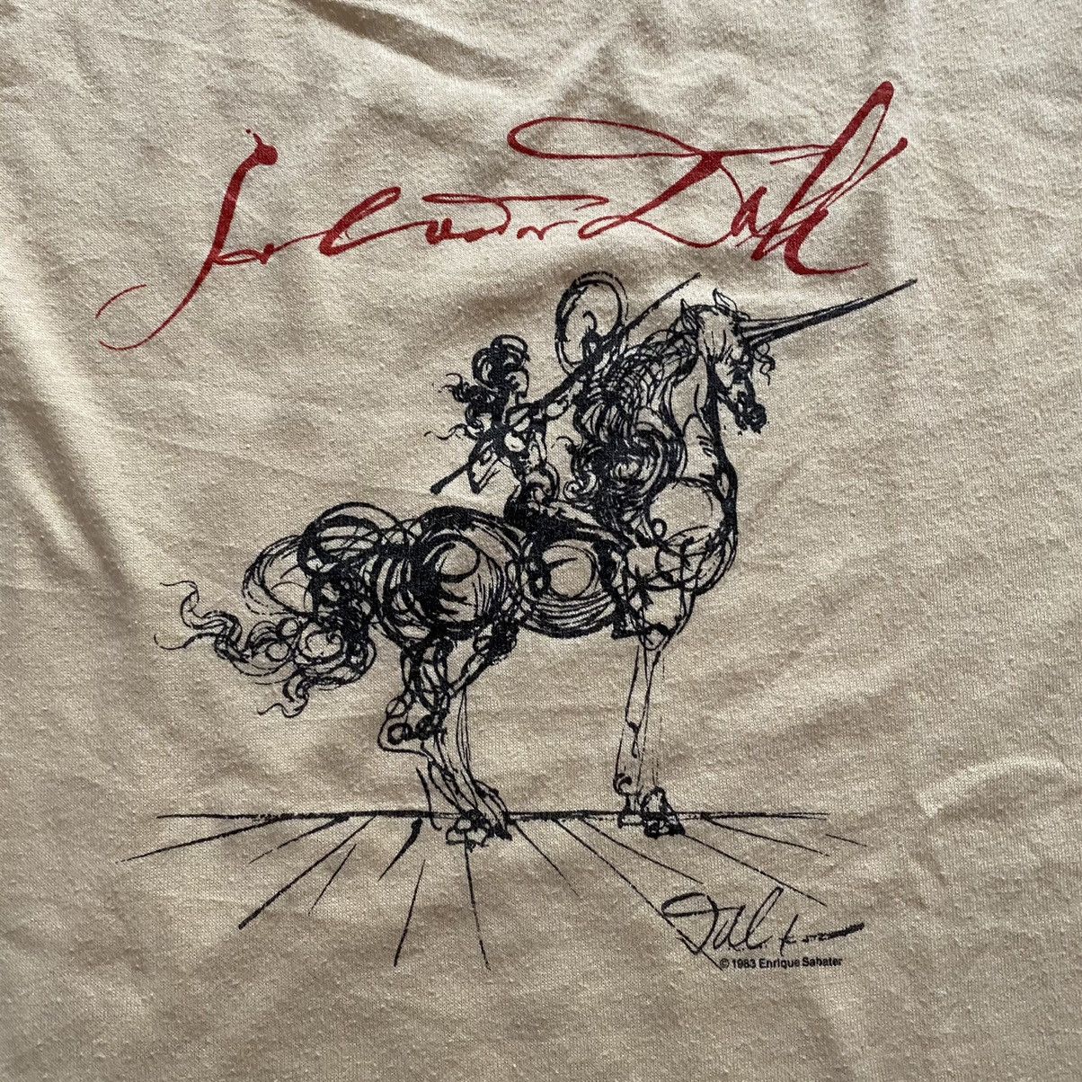 Vintage Rare Vintage 1983 Salvador Dali - Unicorn Size US M / EU 48-50 / 2 - 2 Thumbnail