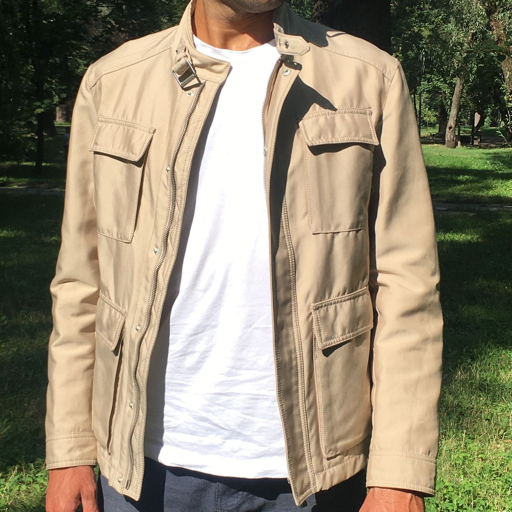 Zara safari jacket new arrivals