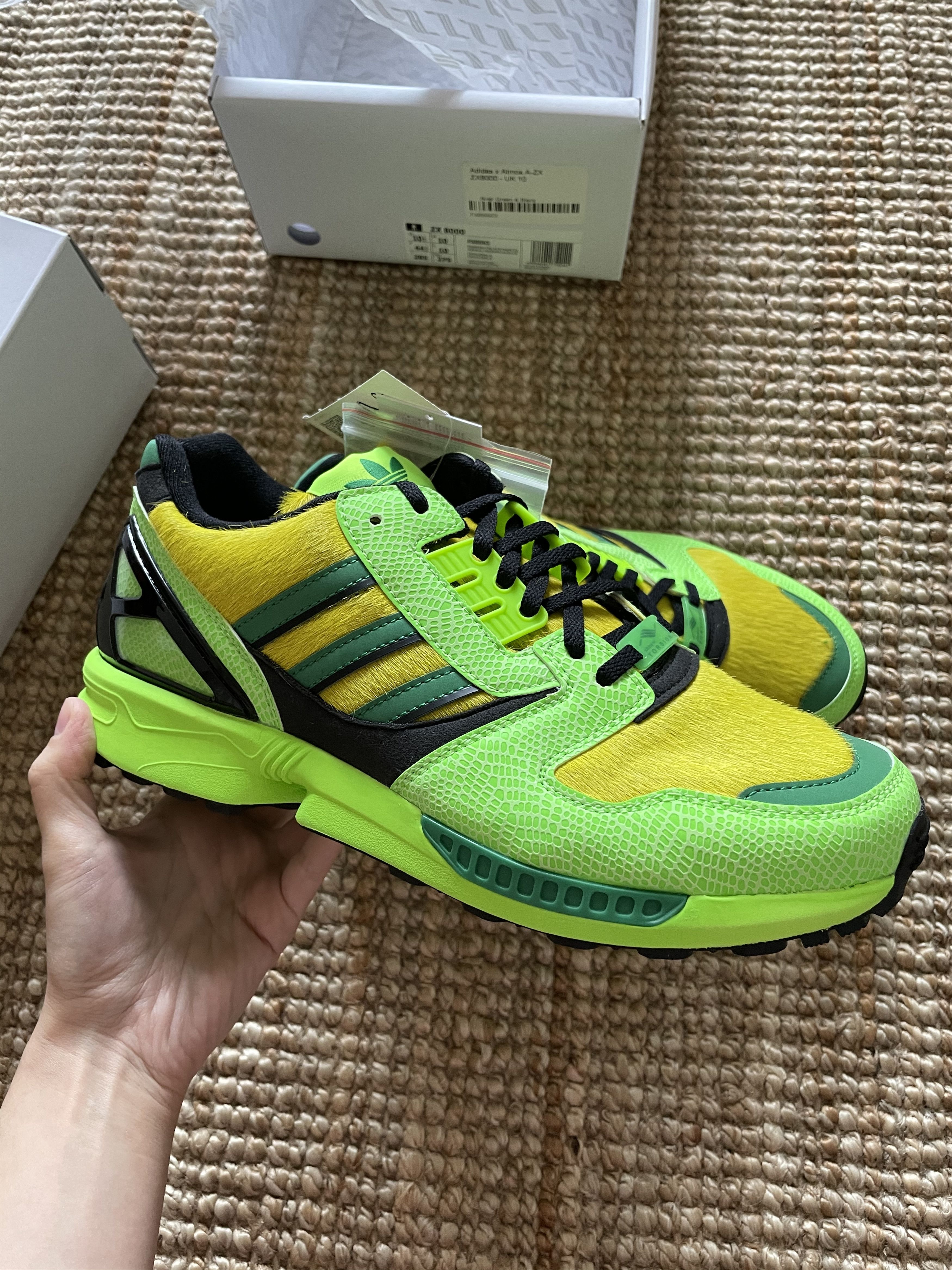 Adidas US 12 atmos × adidas Originals ZX 8000 G-SNK EQT