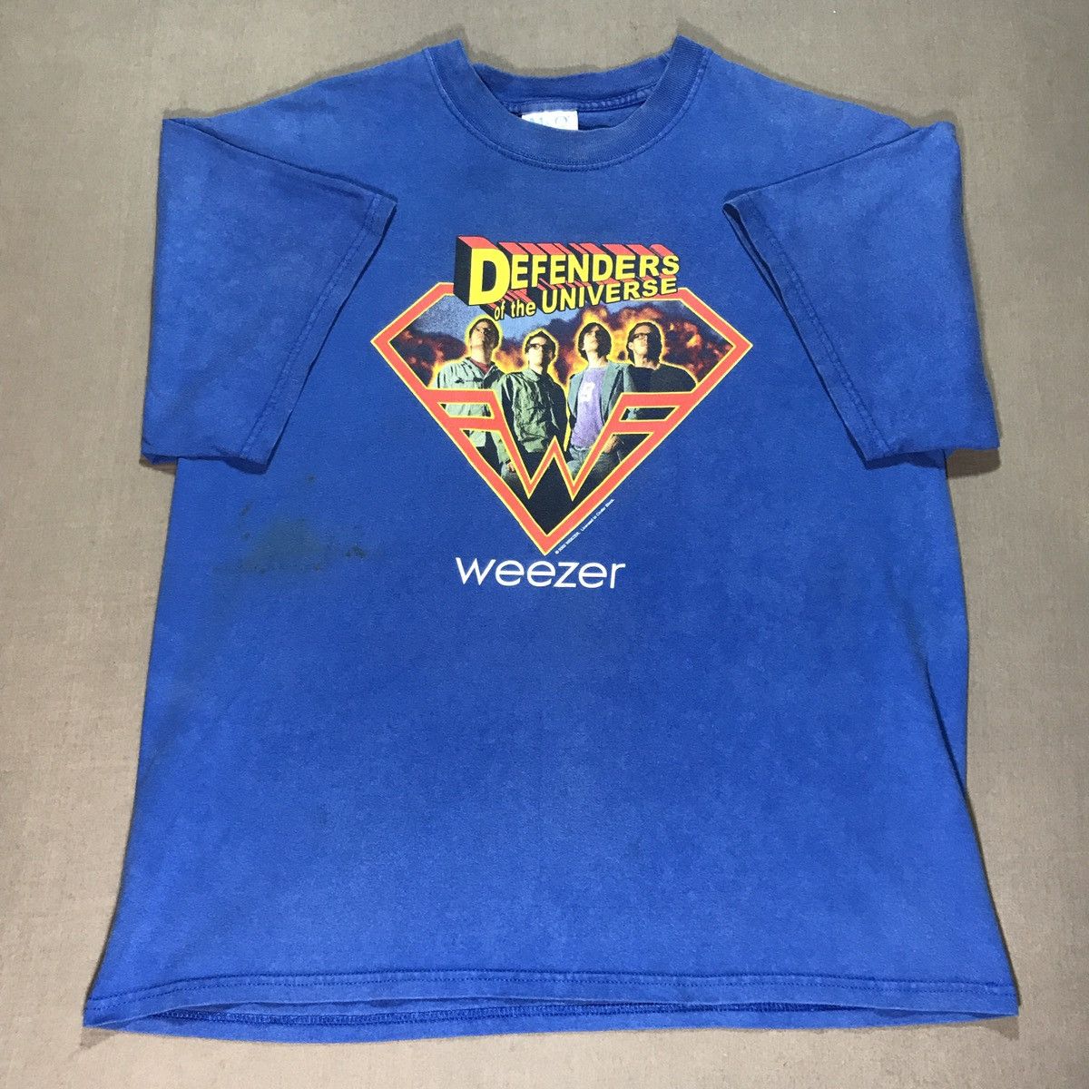 Band Tees × Rock Tees × Vintage Weezer 2003 defenders of the 