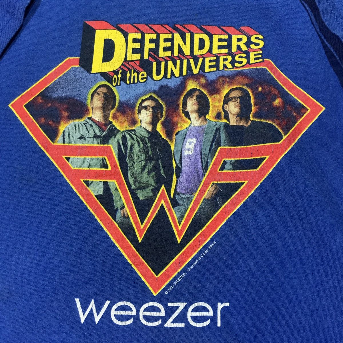 Band Tees × Vintage Weezer 2003 defenders of the universe t shirt Size US L / EU 52-54 / 3 - 2 Thumbnail