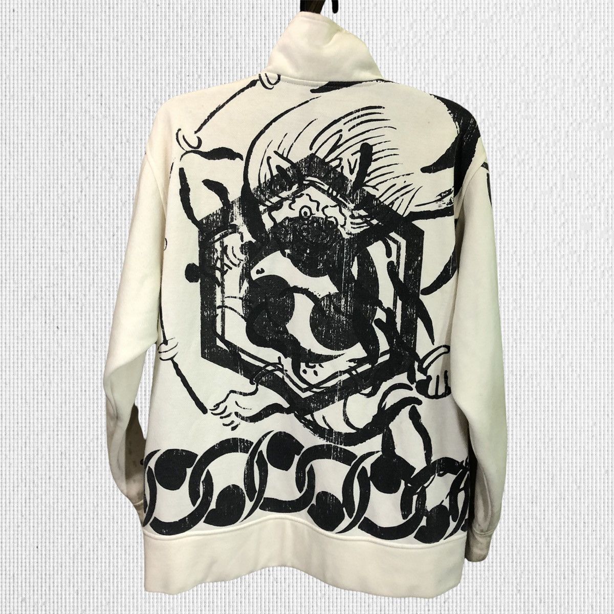 Japanese Brand × Vintage Karakuri Tamashi Full Print Zipper Jacket Size US L / EU 52-54 / 3 - 2 Thumbnail