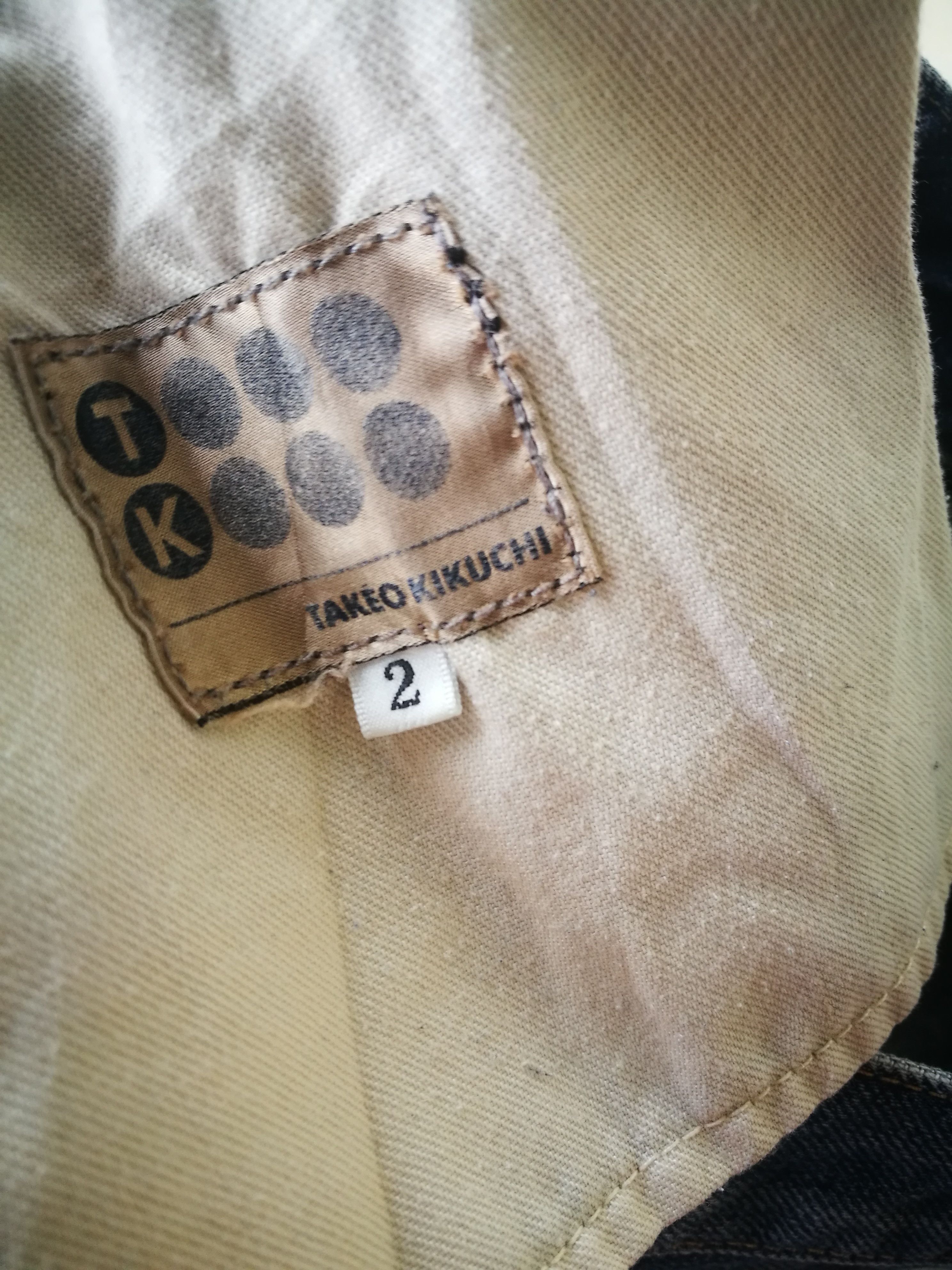 Japanese Brand × Takeo Kikuchi Takeo Kikuchi Distressed Painting Denim Size US 31 - 3 Thumbnail