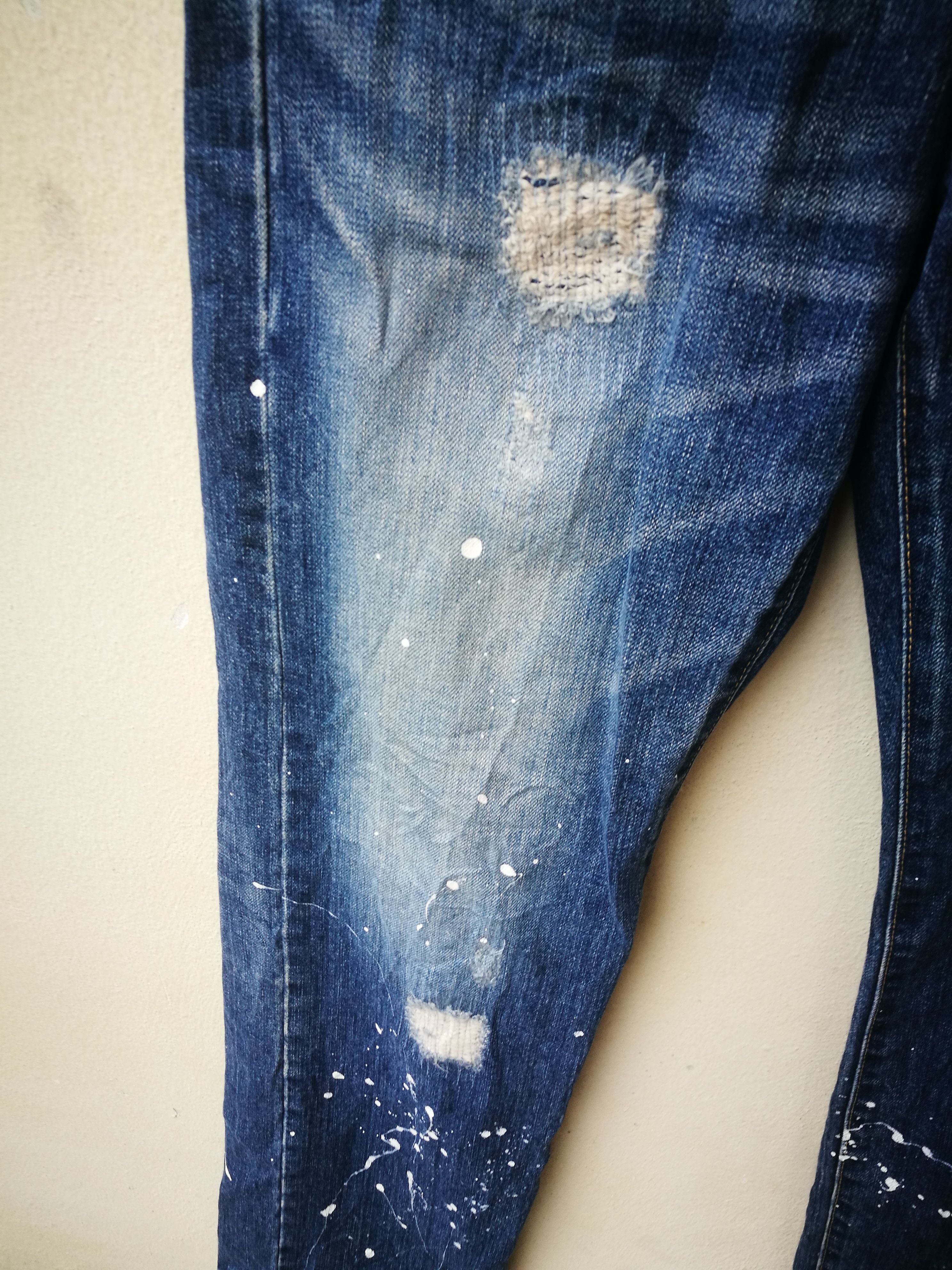 Japanese Brand × Takeo Kikuchi Takeo Kikuchi Distressed Painting Denim Size US 31 - 9 Thumbnail