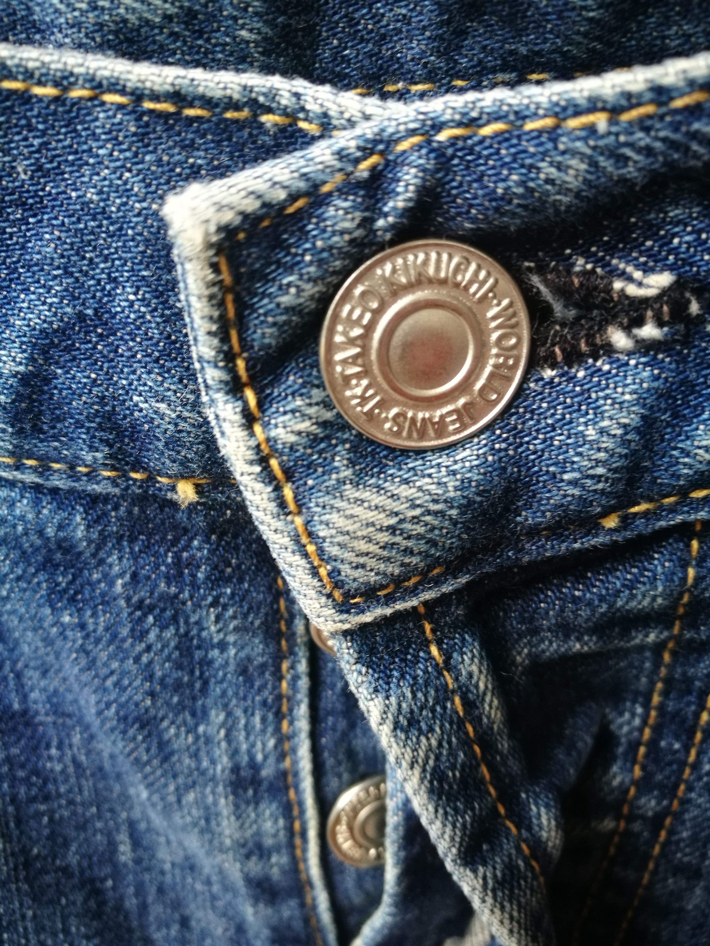 Japanese Brand × Takeo Kikuchi Takeo Kikuchi Distressed Painting Denim Size US 31 - 8 Thumbnail