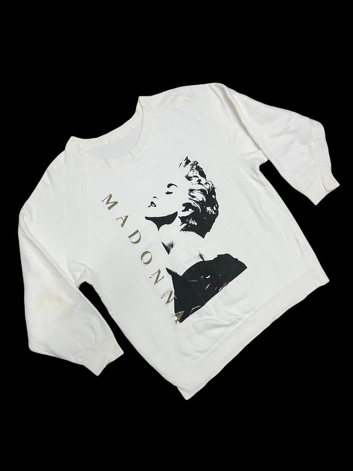 MADONNA Vintage 90's Distressed Crewneck Sweatshirt Unisex