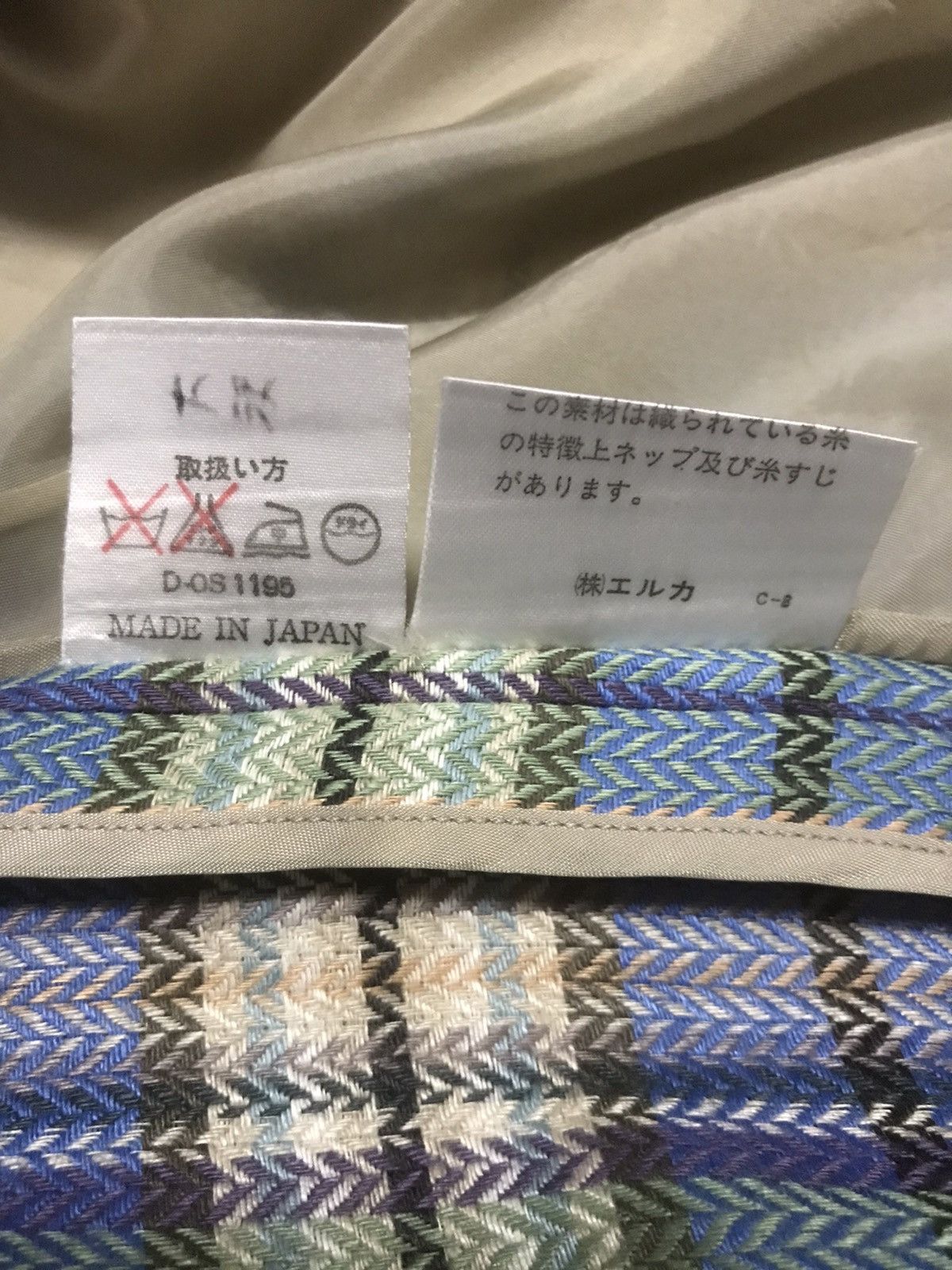 Japanese Brand × Kenzo Composition By Kenzo Plaid Blazer Size US S / EU 44-46 / 1 - 14 Thumbnail