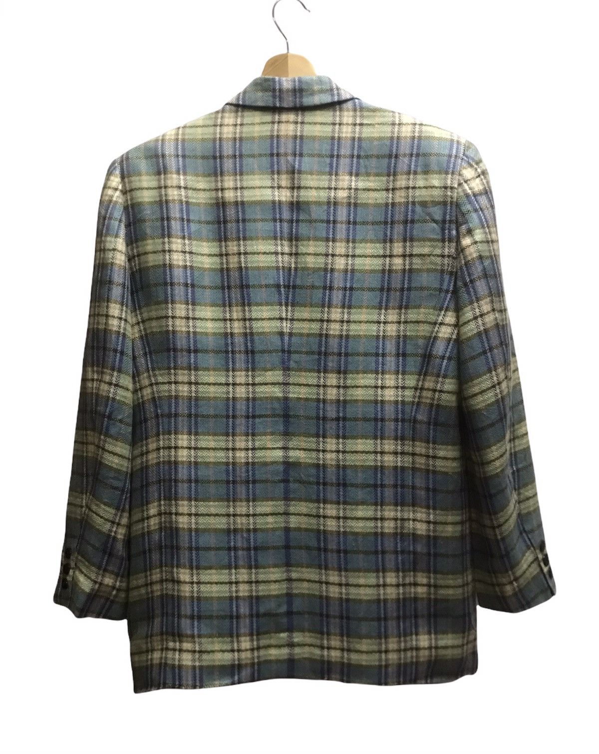 Japanese Brand × Kenzo Composition By Kenzo Plaid Blazer Size US S / EU 44-46 / 1 - 7 Thumbnail