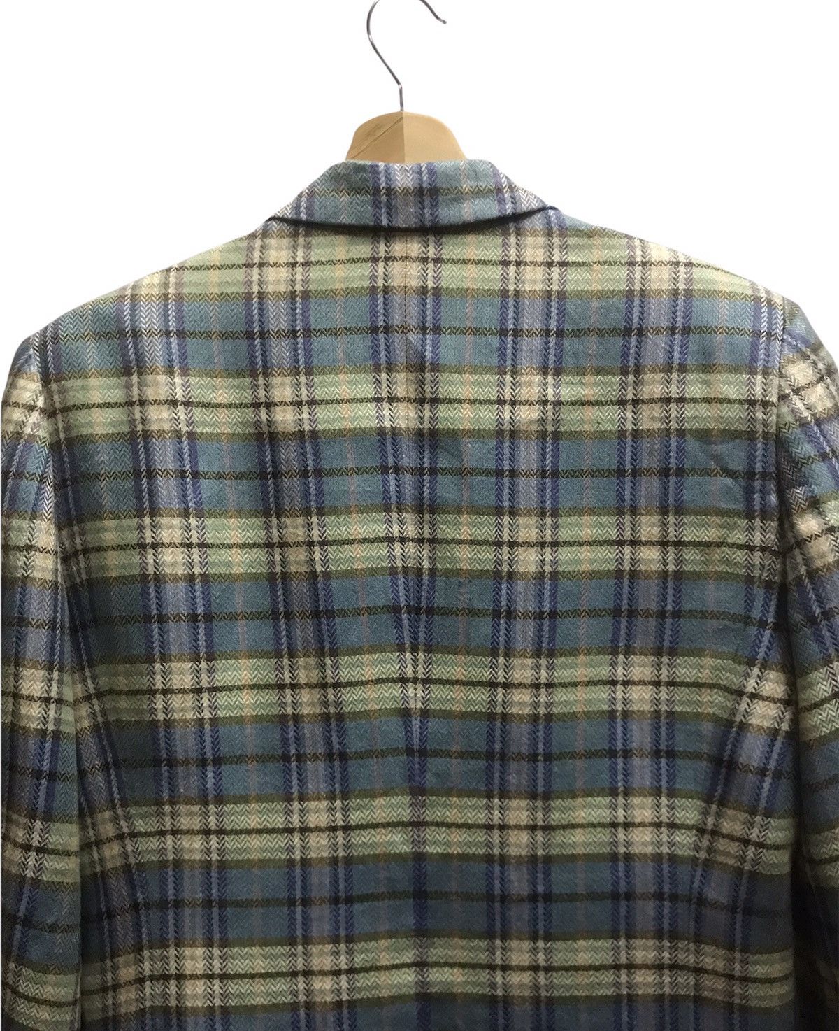 Japanese Brand × Kenzo Composition By Kenzo Plaid Blazer Size US S / EU 44-46 / 1 - 8 Thumbnail