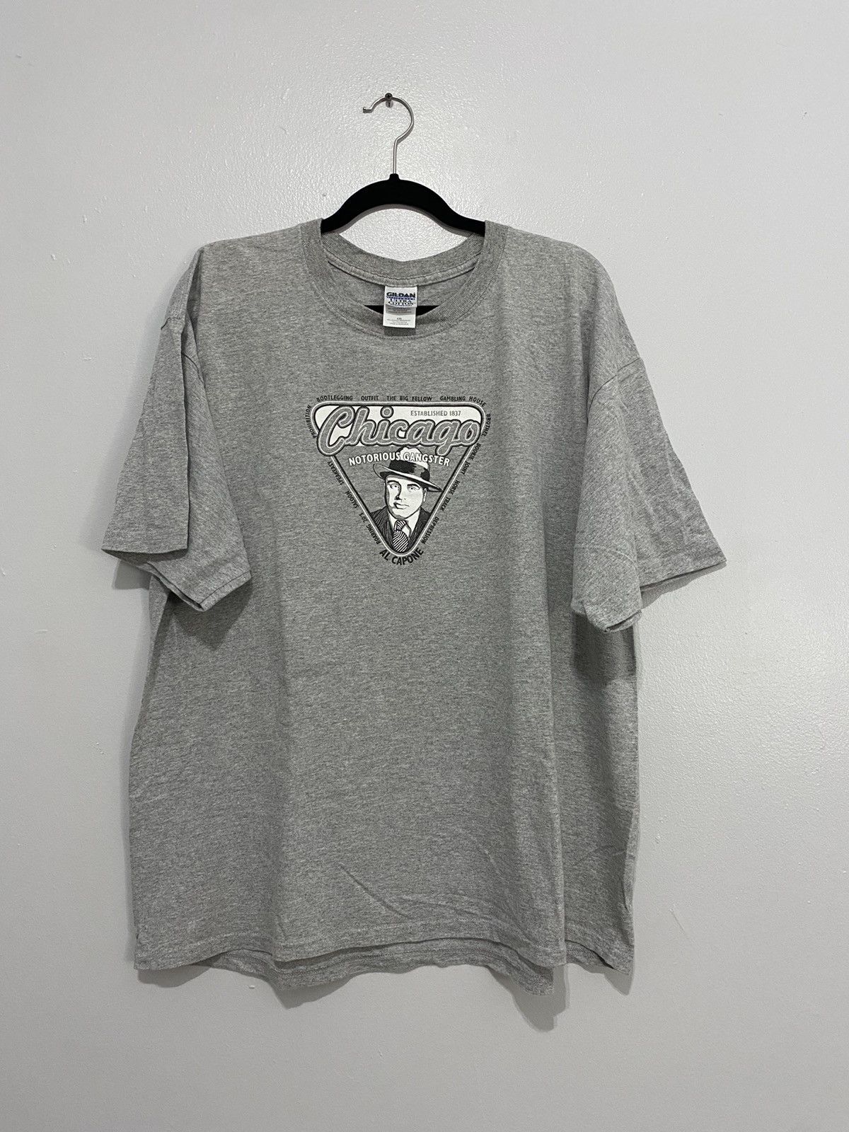 Vintage Vintage Chicago Al Capone T-Shirt Size US XXL / EU 58 / 5 - 2 Thumbnail