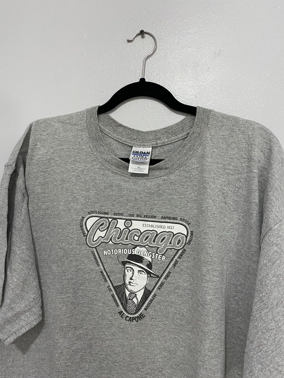 Vintage Vintage Chicago Al Capone T-Shirt Size US XXL / EU 58 / 5 - 1 Thumbnail