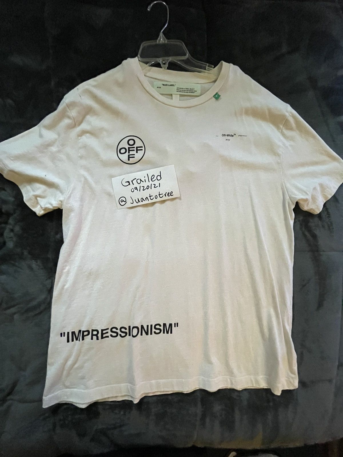 OffWhite OffWhite Oversized Diag Stencil Tshirt Grailed