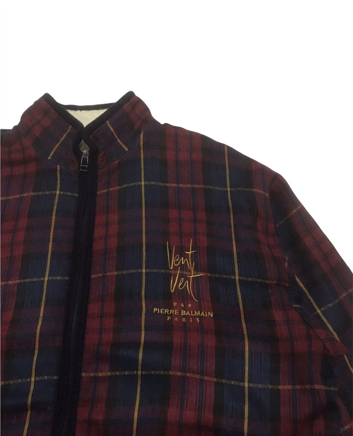 Pierre Balmain Pierre Balmain Vent Vent Plaid Sherpa Lining Jacket Size US L / EU 52-54 / 3 - 3 Thumbnail