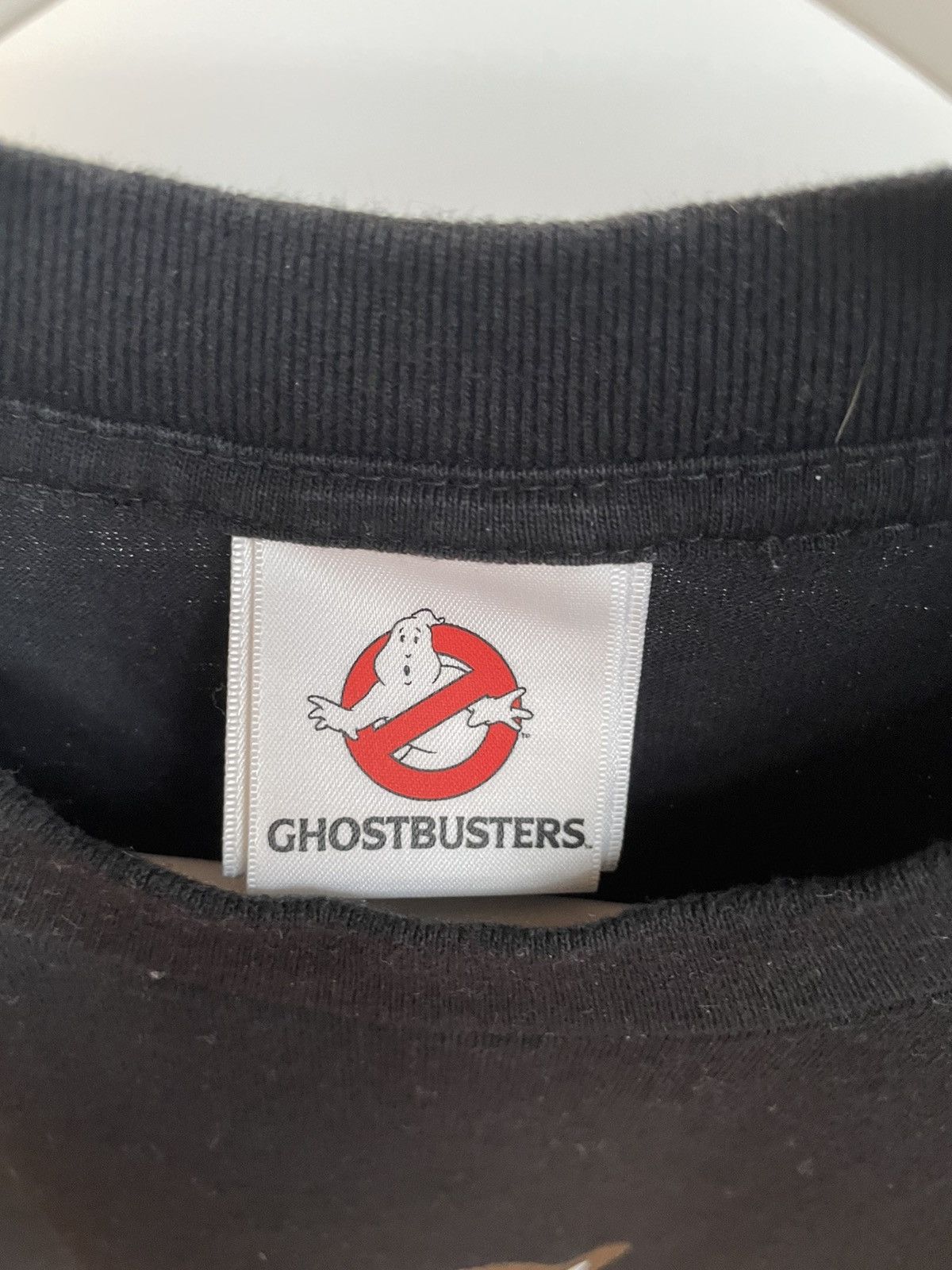 Bape Ghostbusters fire camo T-shirt Black