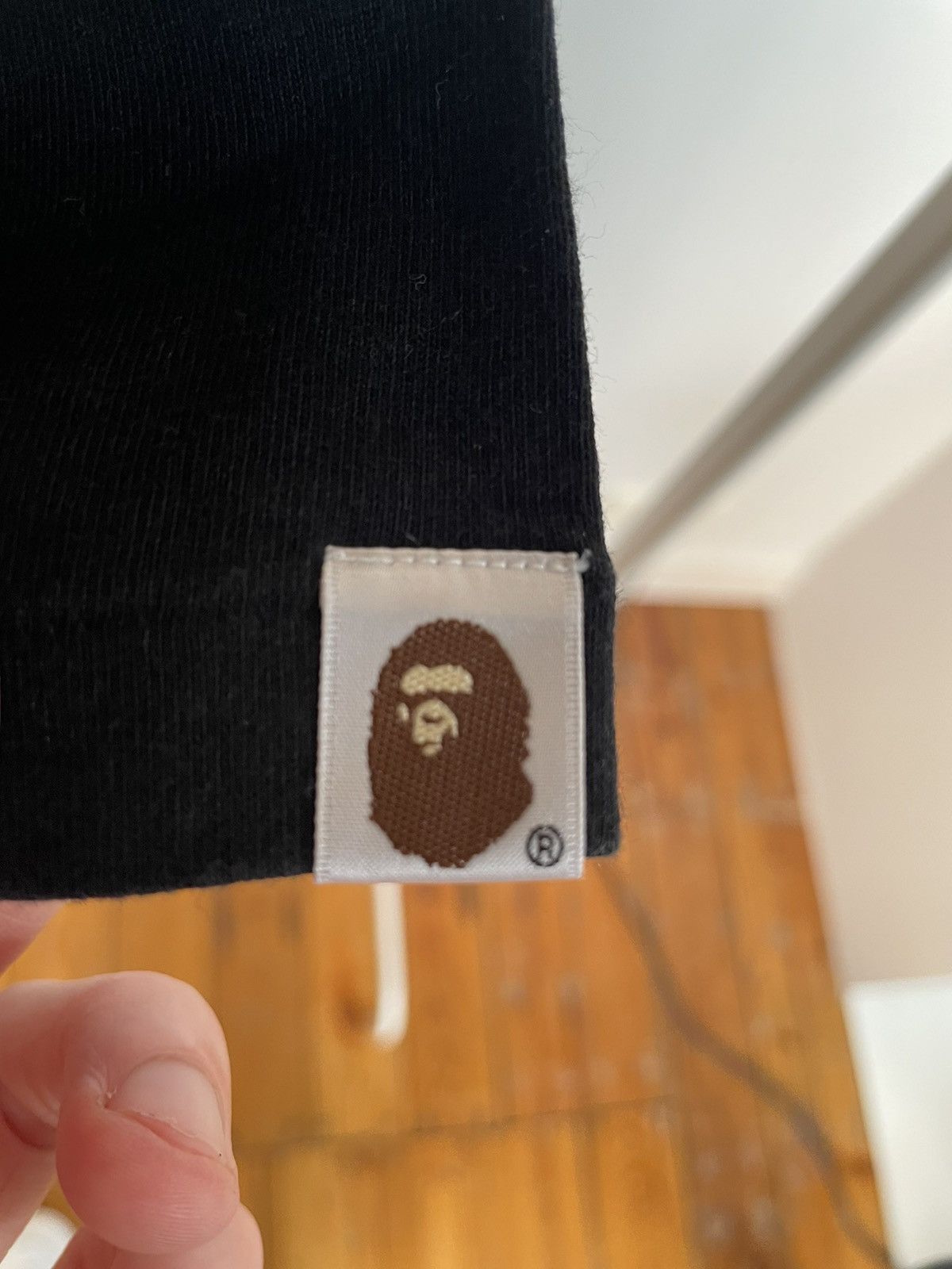 Bape Ghostbusters fire camo T-shirt Black