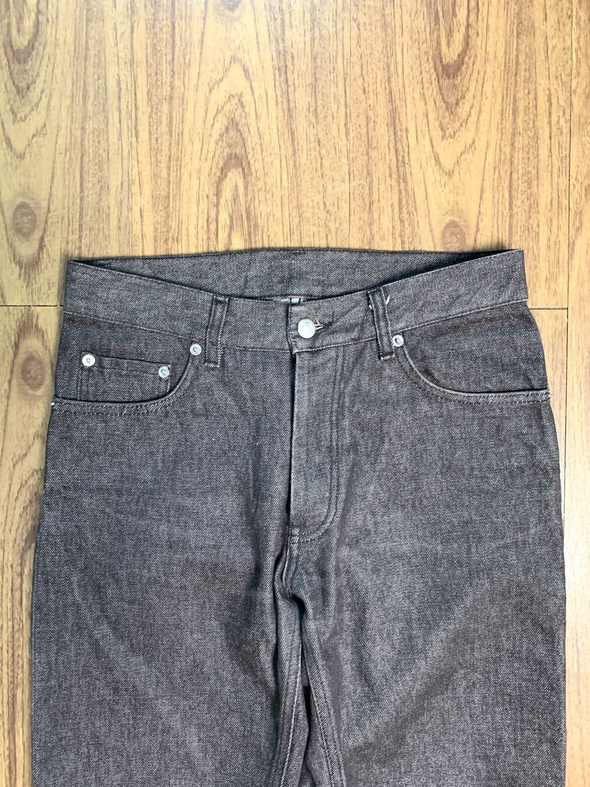 Helmut Lang Classic Cut Raw Dark Denim Jeans Size US 30 / EU 46 - 4 Thumbnail