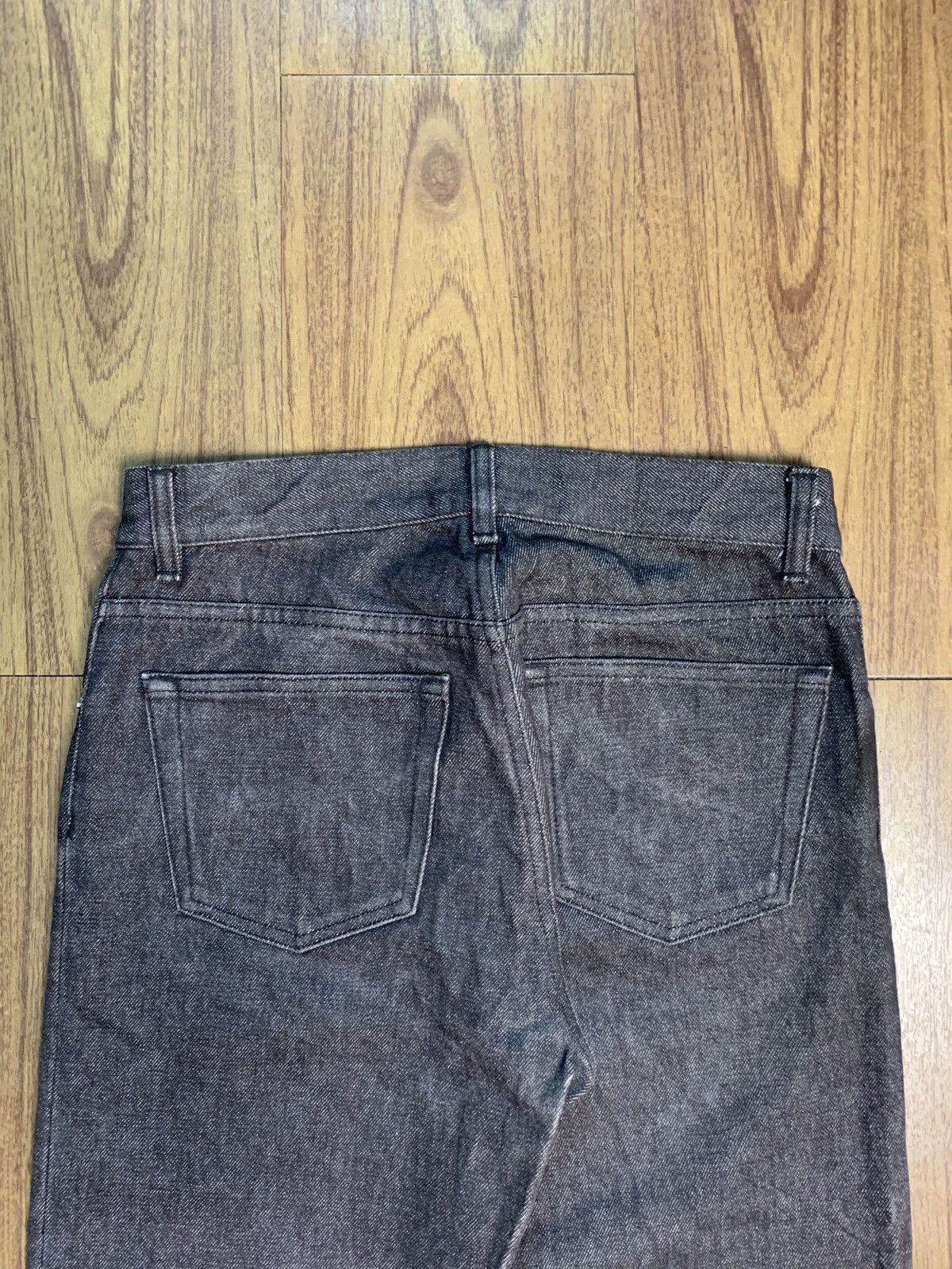 Helmut Lang Classic Cut Raw Dark Denim Jeans Size US 30 / EU 46 - 6 Thumbnail