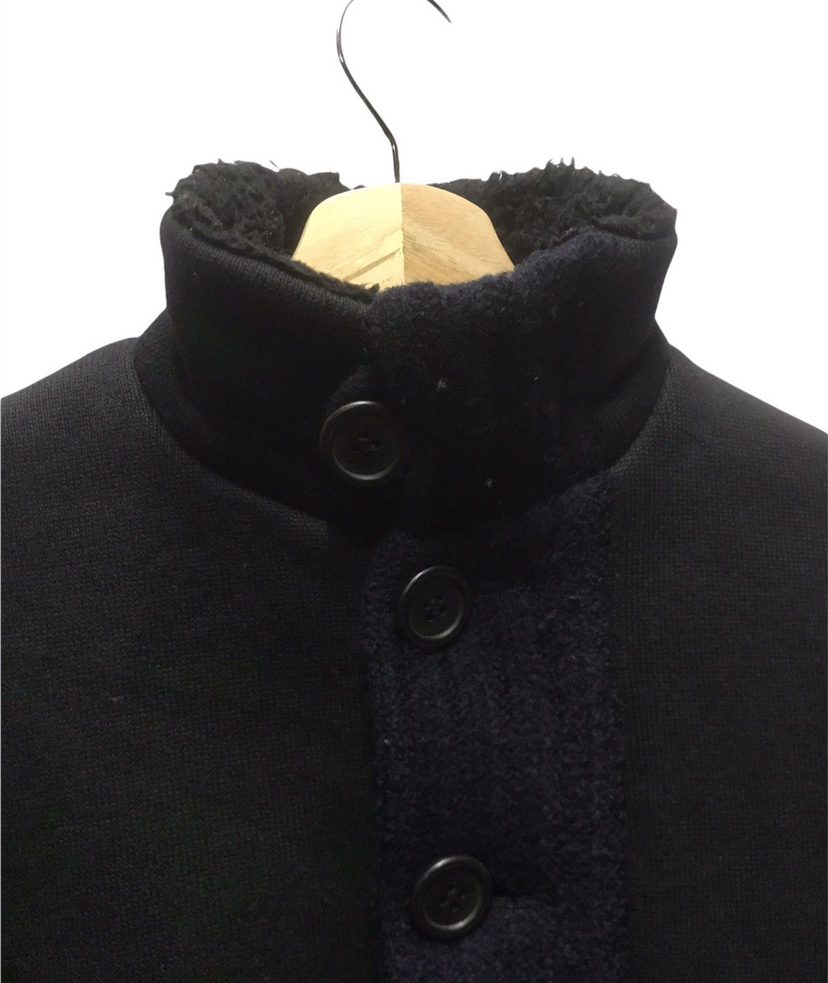 Blue Blue Japan Blue Blue Indigo Mock Neck Buttons Jacket Size US XS / EU 42 / 0 - 10 Thumbnail