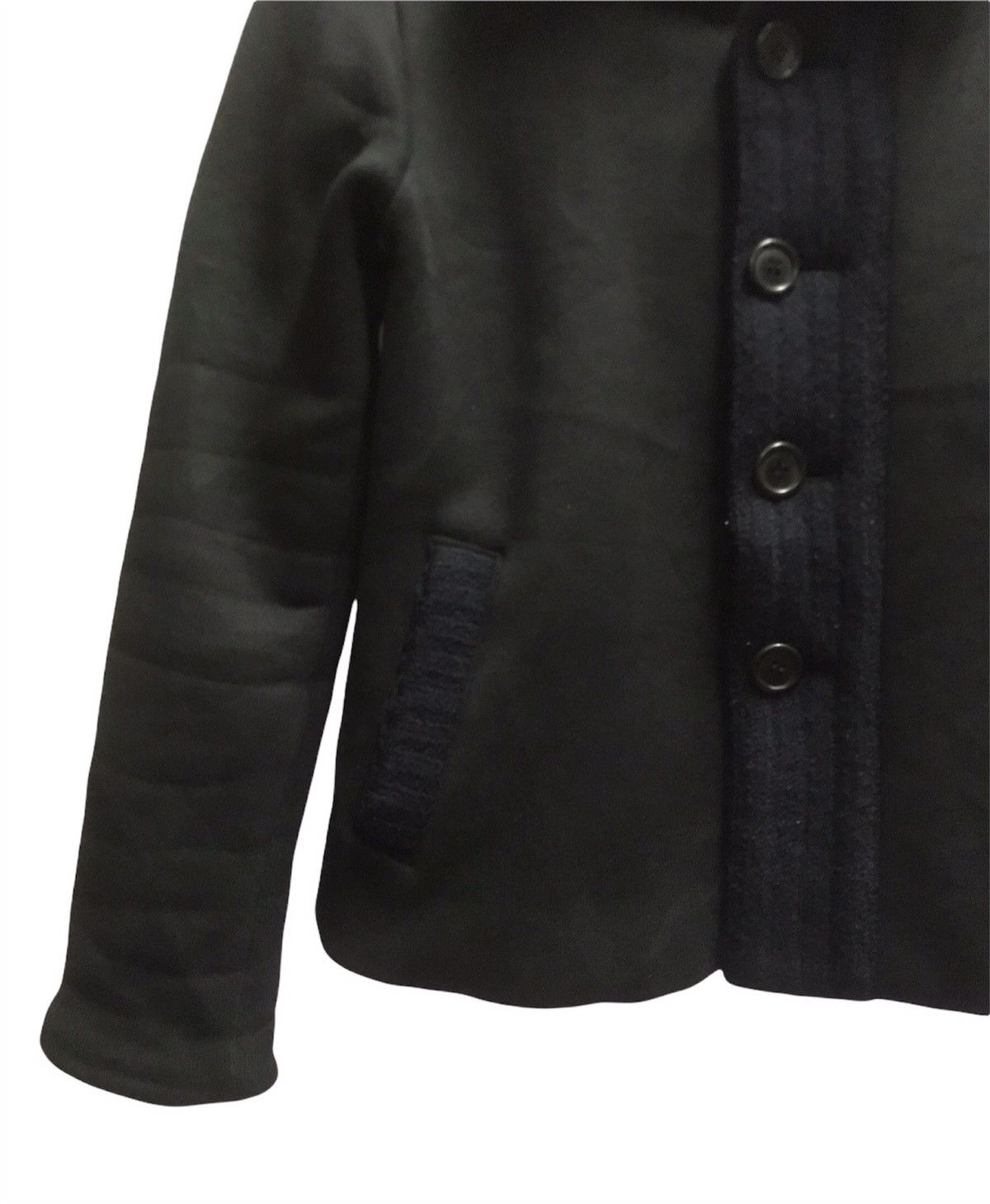 Blue Blue Japan Blue Blue Indigo Mock Neck Buttons Jacket Size US XS / EU 42 / 0 - 4 Thumbnail