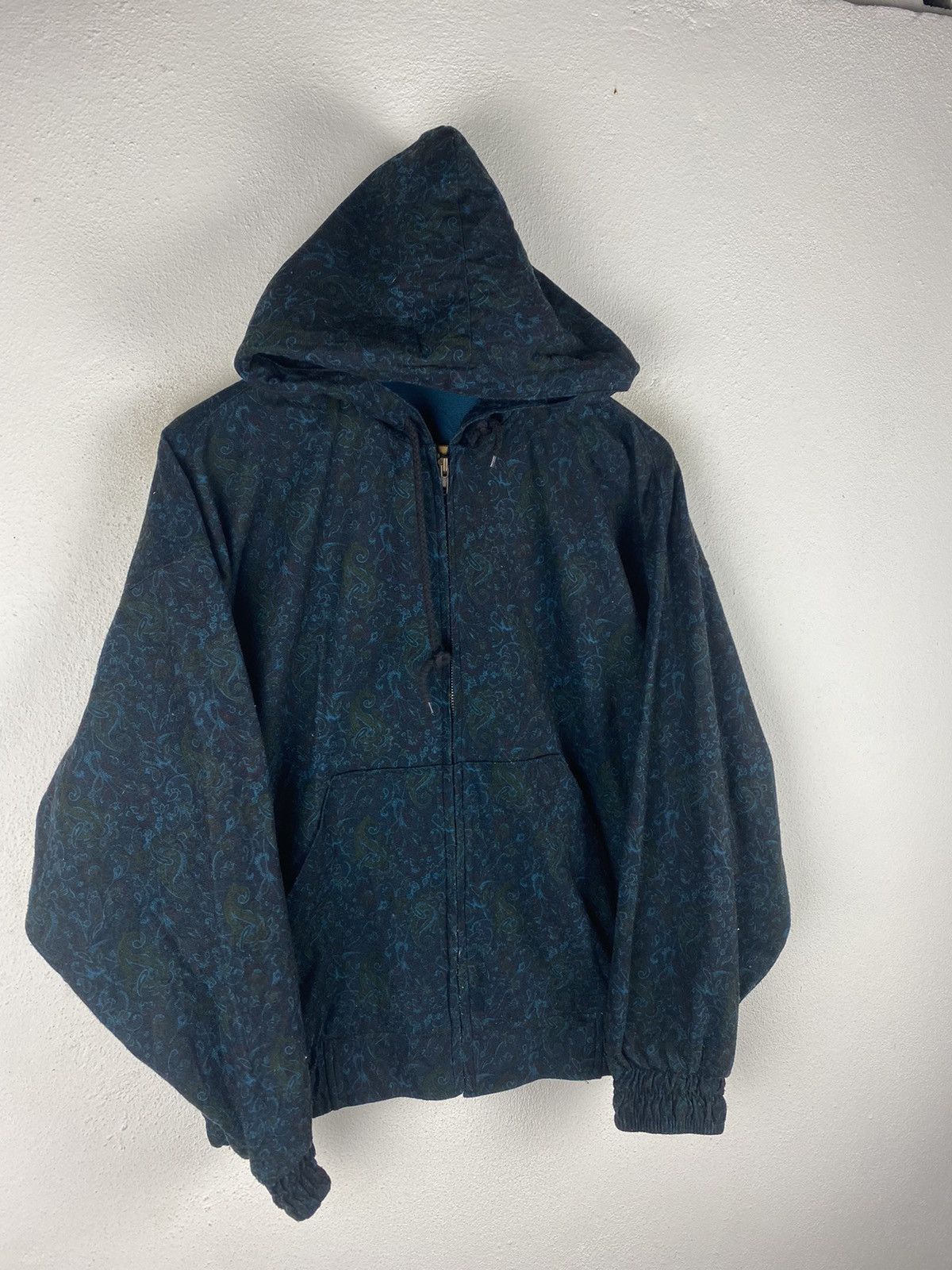 Japanese Brand × Vintage Vintage A.C. Finest Style Paisley Pattern Hooded Jacket Size US L / EU 52-54 / 3 - 3 Thumbnail
