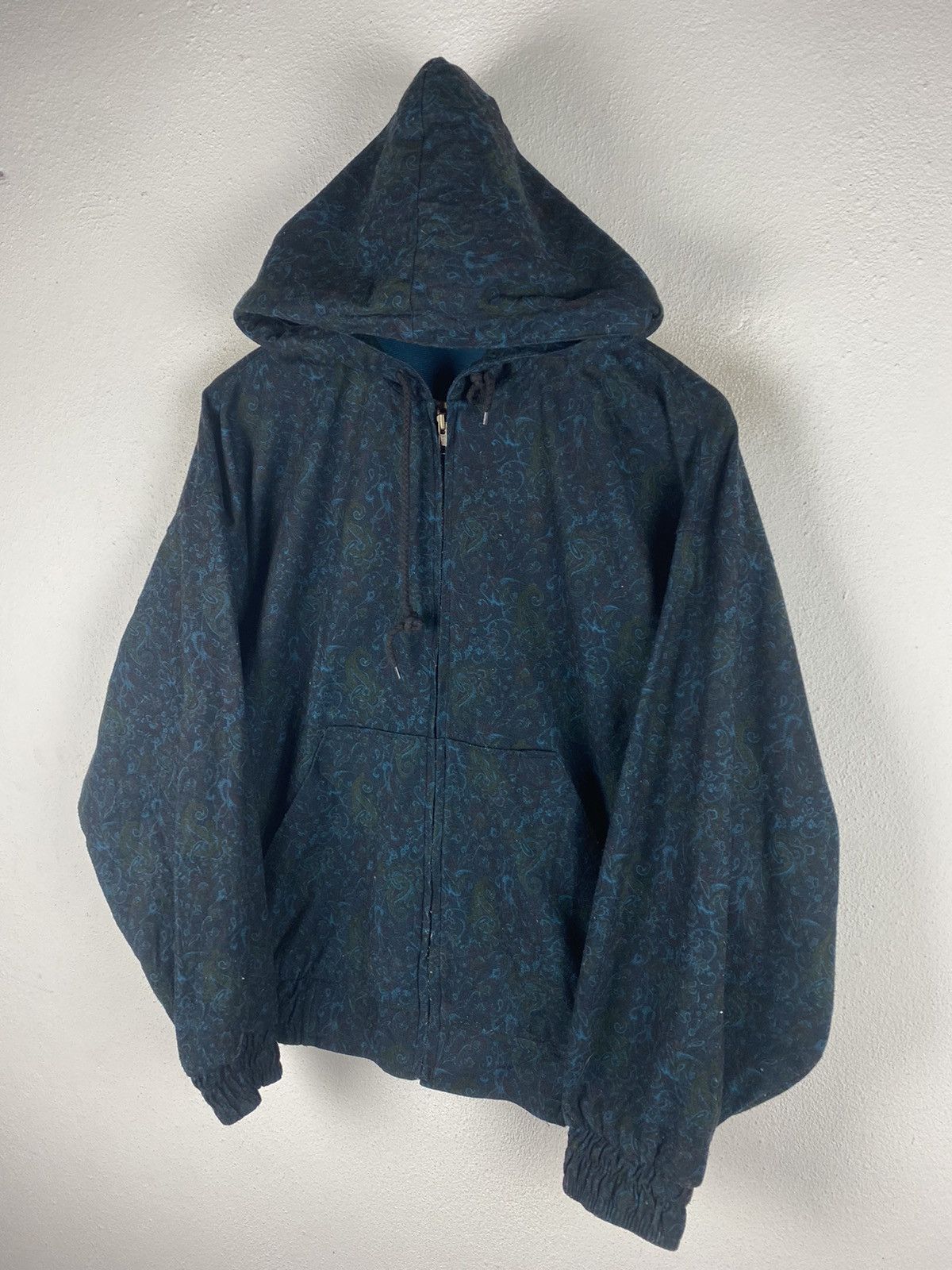 Japanese Brand × Vintage Vintage A.C. Finest Style Paisley Pattern Hooded Jacket Size US L / EU 52-54 / 3 - 5 Thumbnail