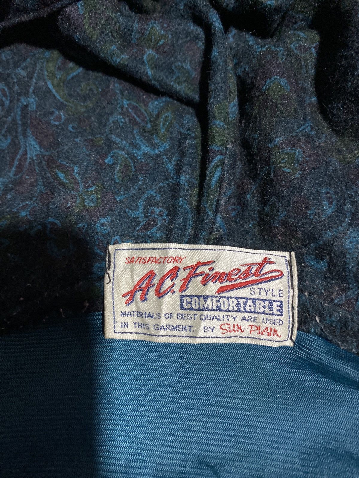 Japanese Brand × Vintage Vintage A.C. Finest Style Paisley Pattern Hooded Jacket Size US L / EU 52-54 / 3 - 7 Thumbnail