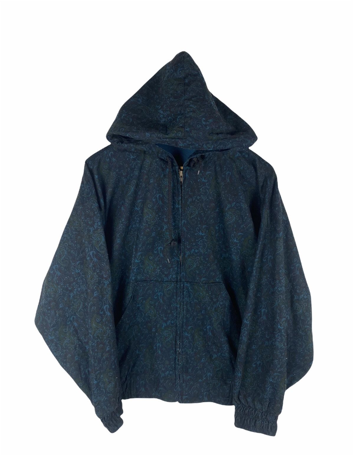 Japanese Brand × Vintage Vintage A.C. Finest Style Paisley Pattern Hooded Jacket Size US L / EU 52-54 / 3 - 1 Thumbnail