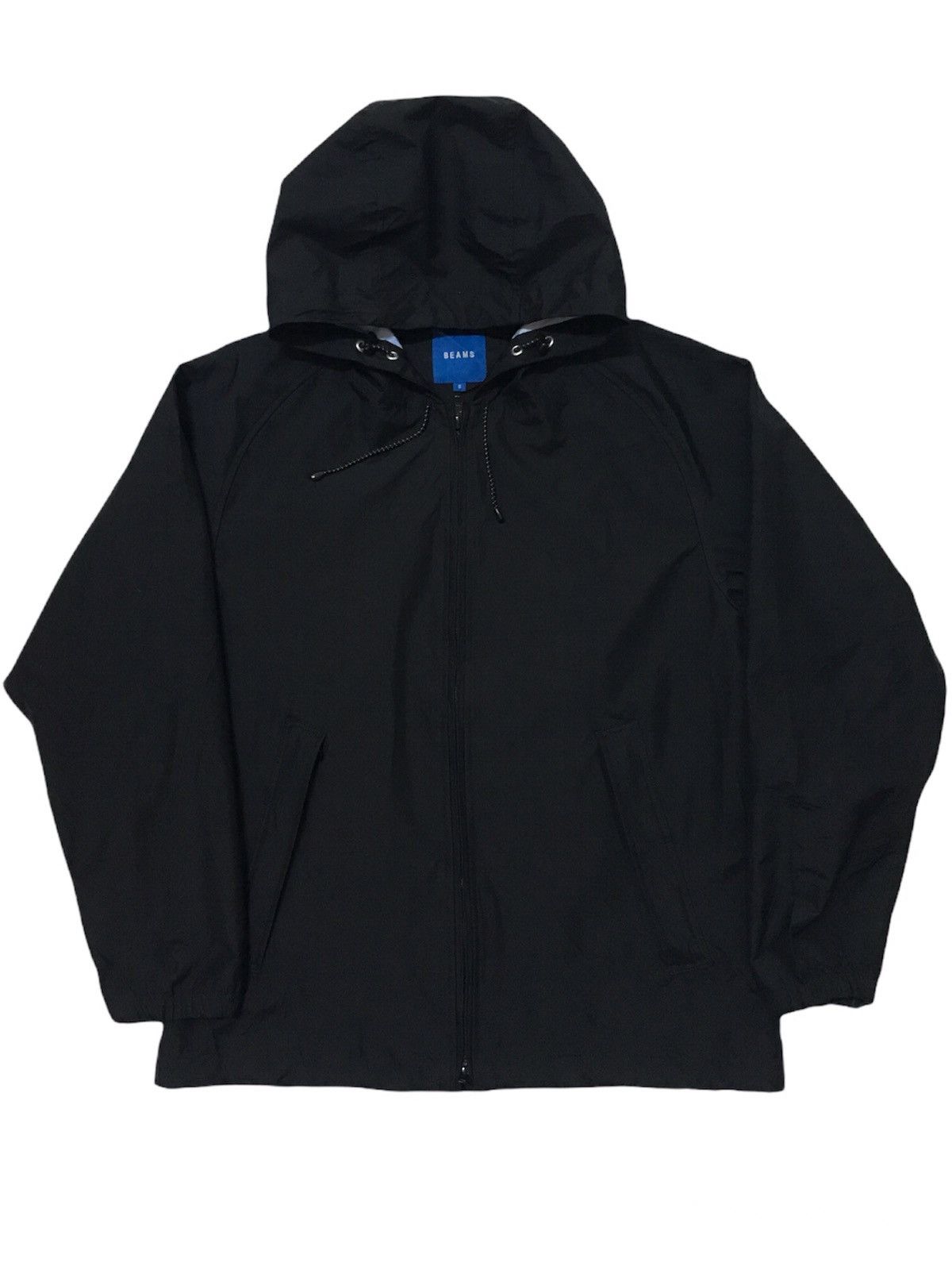 Image of Beams Plus Beams Japan Nylon Jacket in Black, Men's (Size Small)