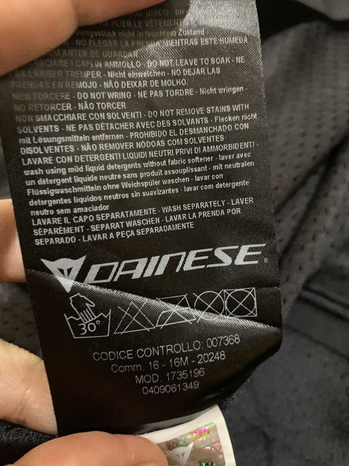 Dainese DAINESE PERFORATED MOTORCYCLE JACKET SIZE 44 Size US S / EU 44-46 / 1 - 8 Thumbnail