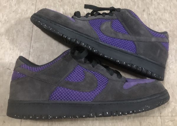 Nike Rare Nike Dunk Low Cl Varsity Purple Anthracite-Medium- Grey