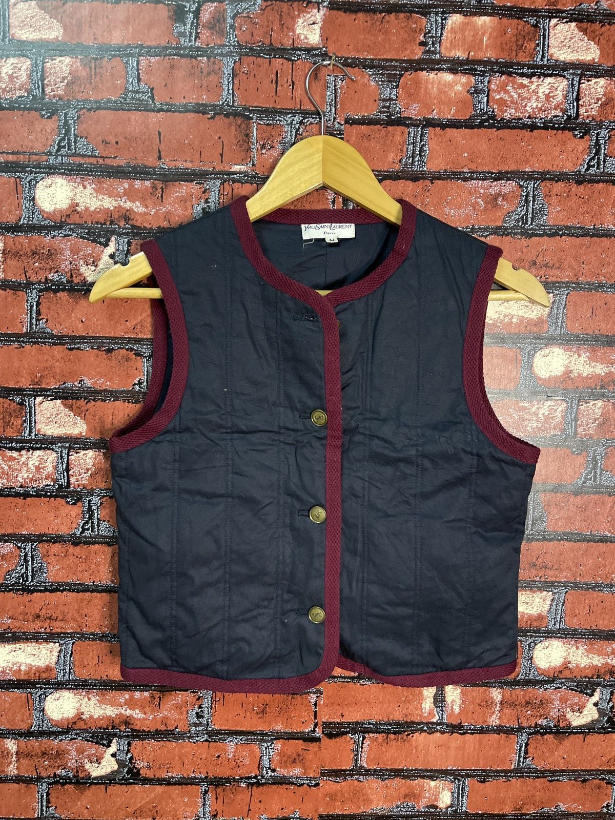 Yves Saint Laurent Vintage YSL vest Size US M / EU 48-50 / 2 - 1 Thumbnail