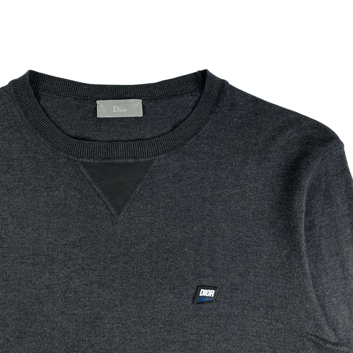 Dior Dior Grey Italic Logo Sweatshirt Size US S / EU 44-46 / 1 - 3 Thumbnail