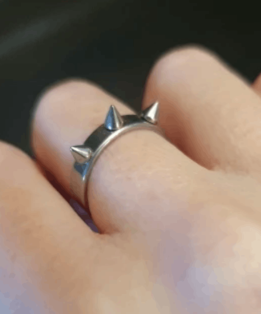 Vintage Spiked Rings Size ONE SIZE - 2 Thumbnail