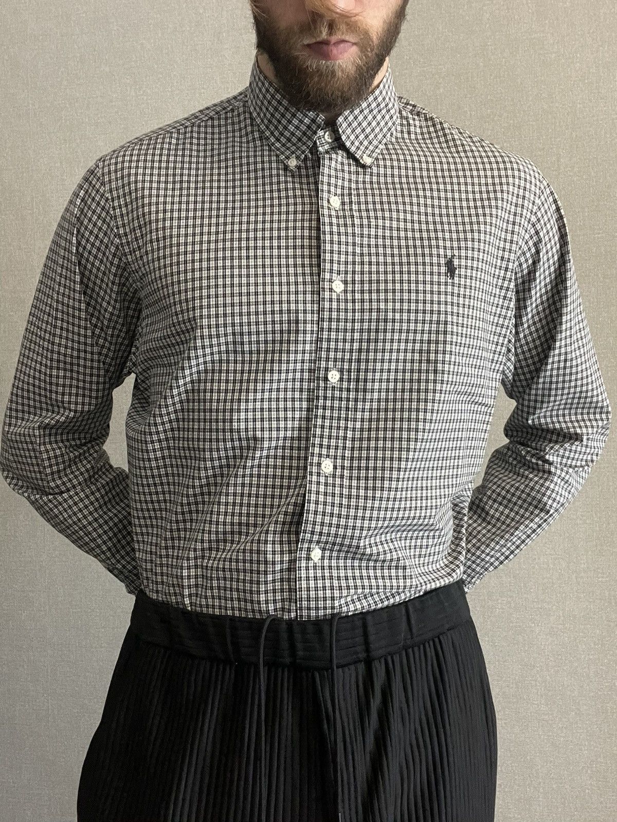 Polo Ralph Lauren Polo Ralph Laurent checkered button down Shirt Long sleeve Size US XL / EU 56 / 4 - 2 Thumbnail