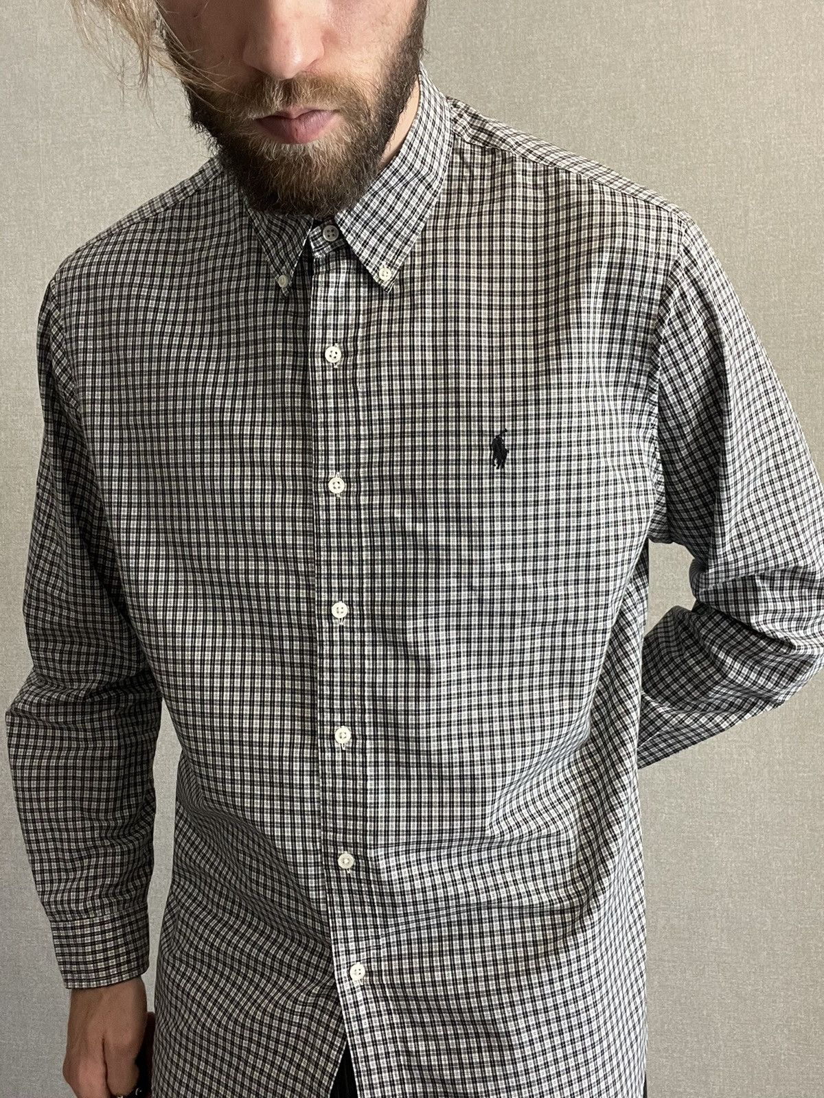 Polo Ralph Lauren Polo Ralph Laurent checkered button down Shirt Long sleeve Size US XL / EU 56 / 4 - 4 Thumbnail