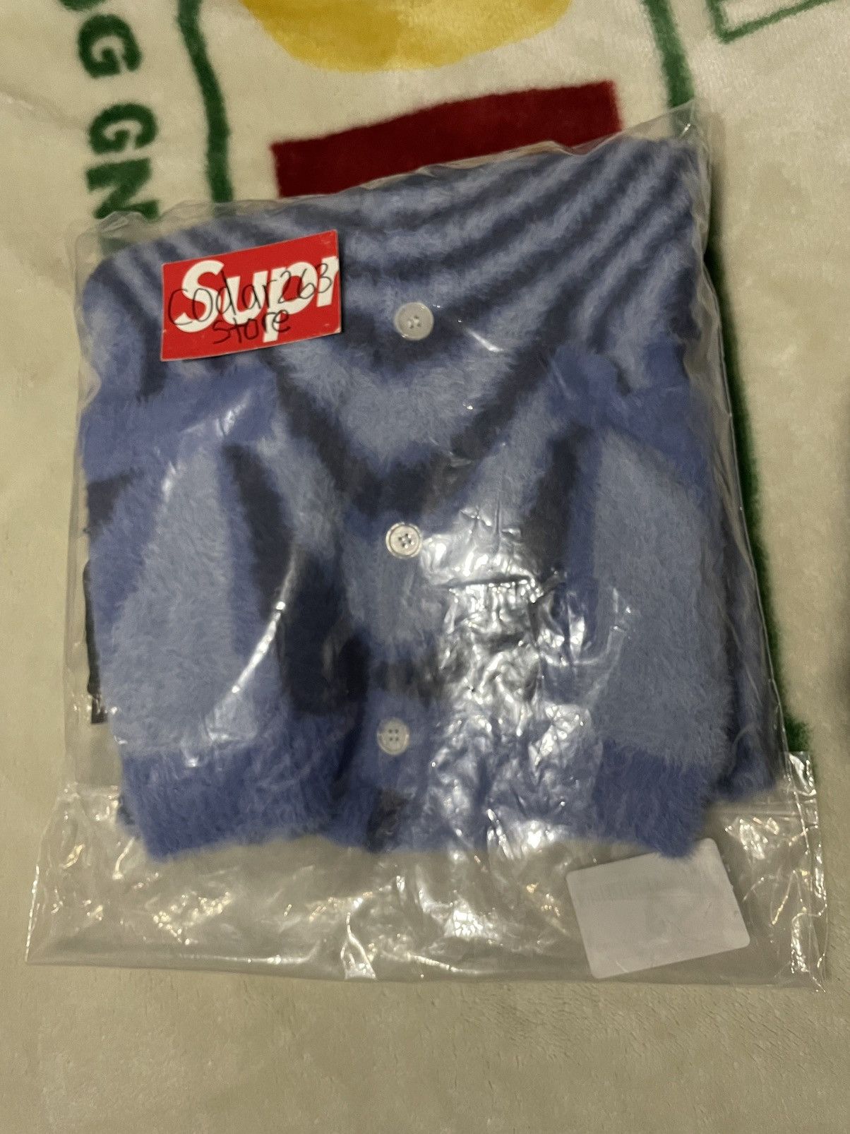 Fucking Awesome FA Acid Hairy Cardigan - Fucking Awesome Blue Small Size US S / EU 44-46 / 1 - 2 Thumbnail