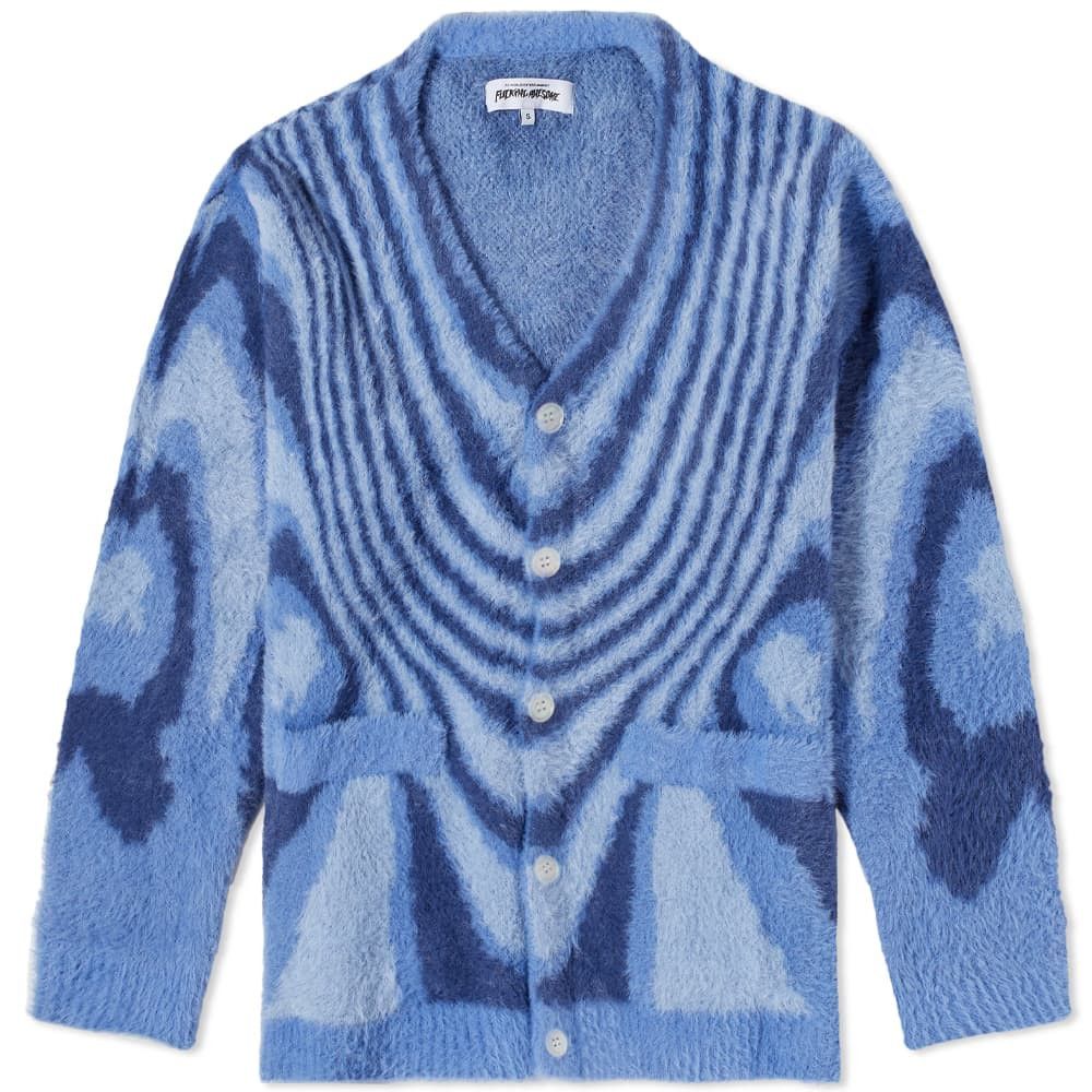 Fucking Awesome FA Acid Hairy Cardigan - Fucking Awesome Blue Small Size US S / EU 44-46 / 1 - 3 Thumbnail