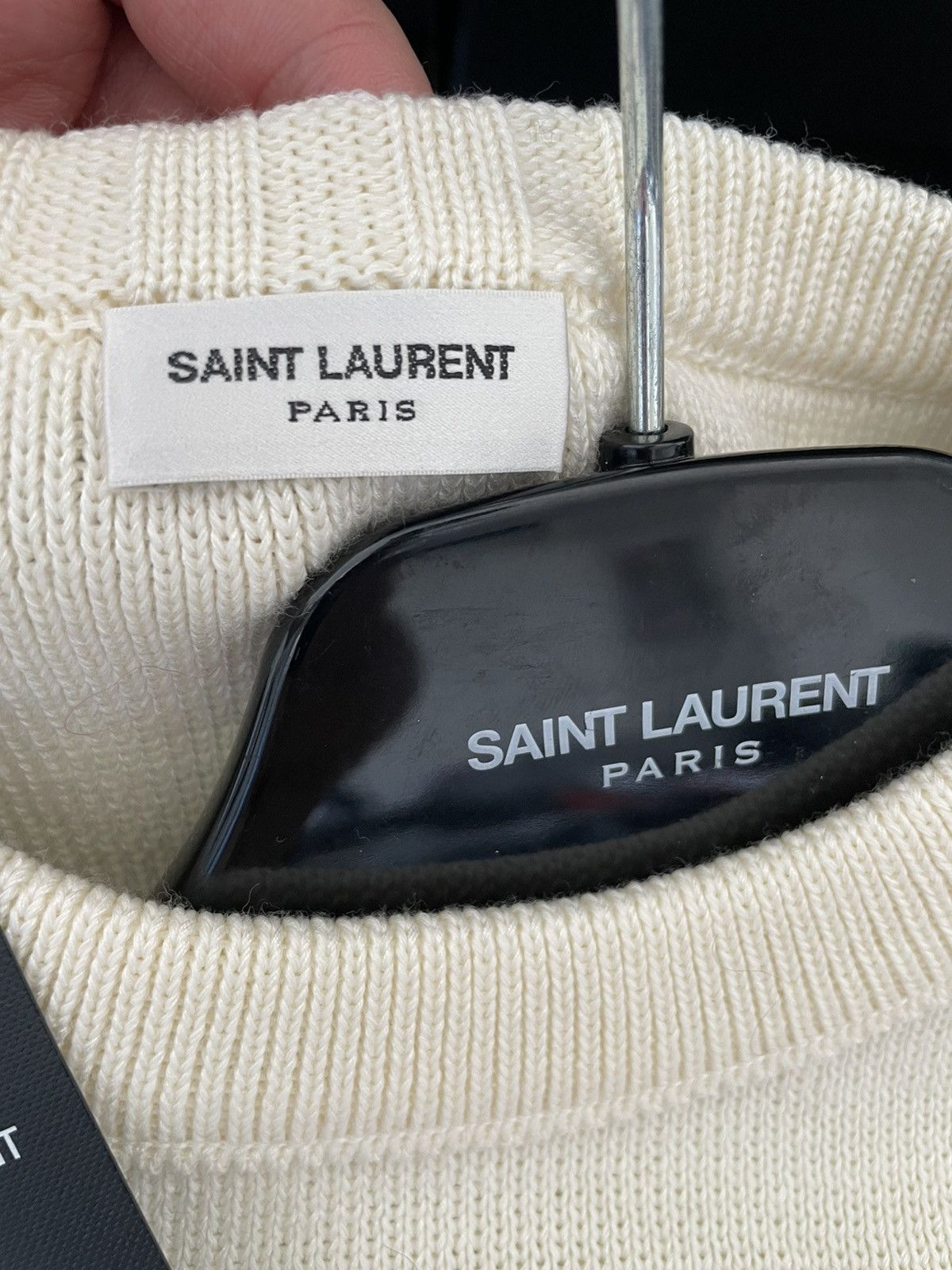 Saint Laurent Paris × Yves Saint Laurent RareNEW $1,200 Value Runway Limited Edition Crewneck Sweater Size US XL / EU 56 / 4 - 8 Thumbnail