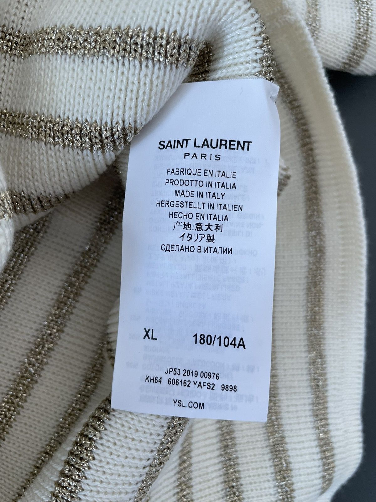 Saint Laurent Paris × Yves Saint Laurent RareNEW $1,200 Value Runway Limited Edition Crewneck Sweater Size US XL / EU 56 / 4 - 13 Thumbnail