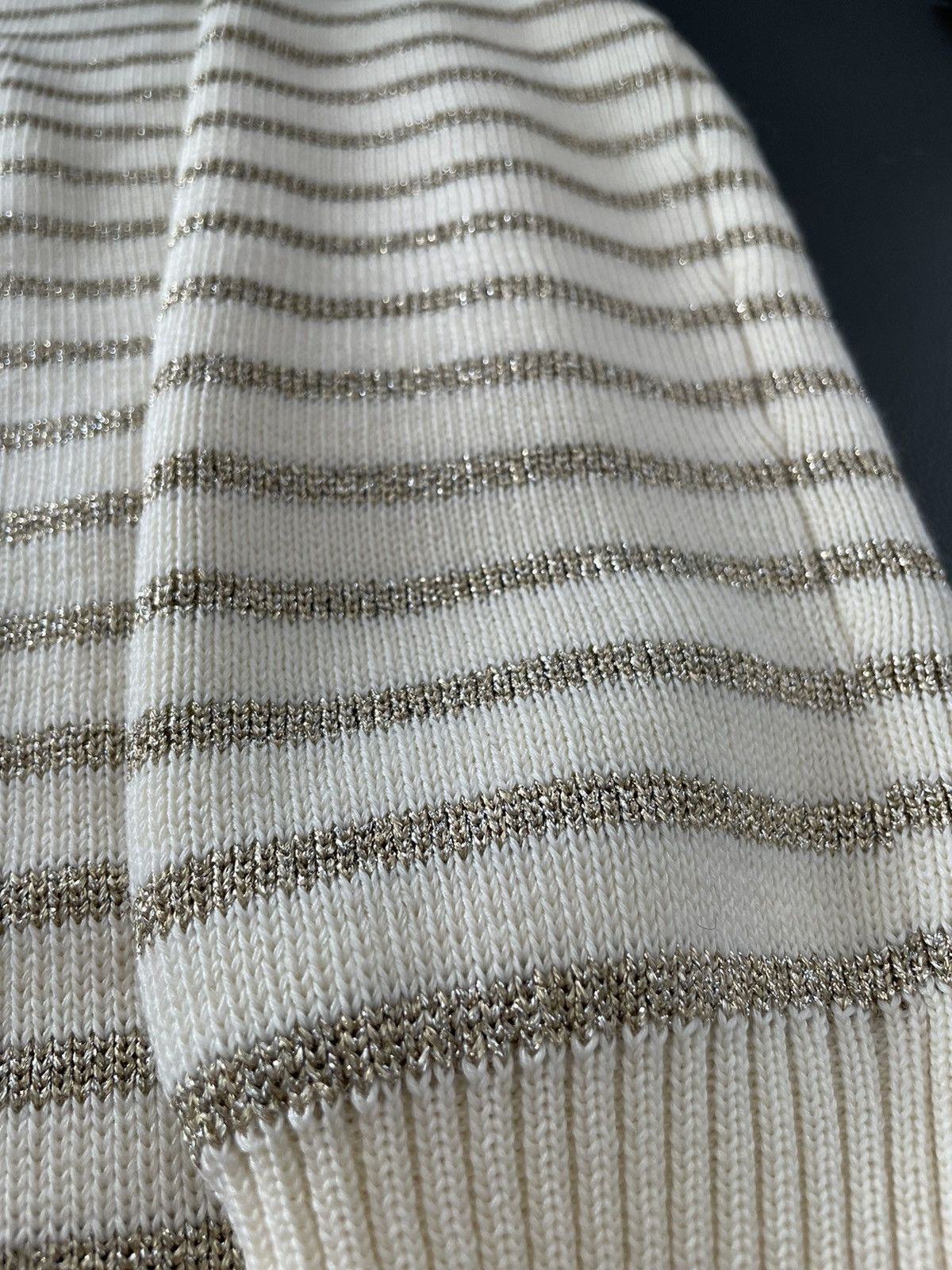 Saint Laurent Brand NEW Super Runway Lurex Crewneck Sweater