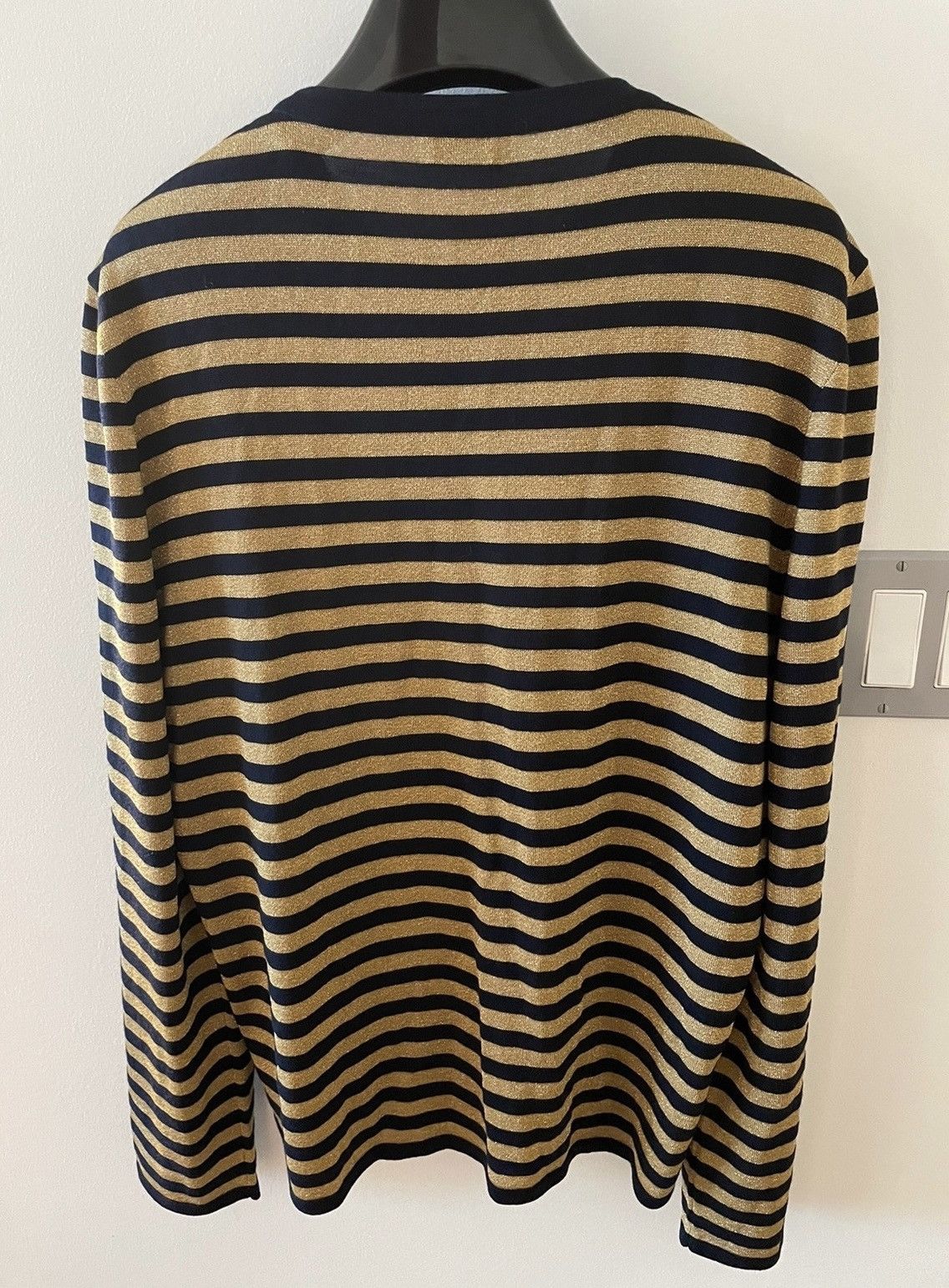 Hedi Slimane × Saint Laurent Paris × Yves Saint Laurent Timothée Chalamet Limited Edition Gold Knit Runway Crewneck Size US L / EU 52-54 / 3 - 13 Thumbnail