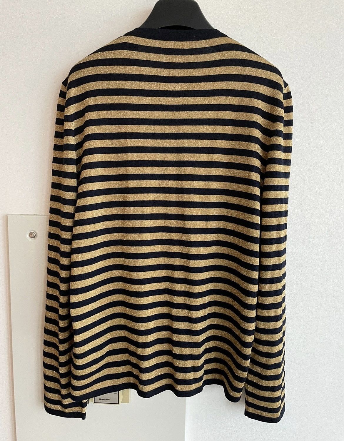 Hedi Slimane × Saint Laurent Paris × Yves Saint Laurent Timothée Chalamet Limited Edition Gold Knit Runway Crewneck Size US L / EU 52-54 / 3 - 15 Thumbnail