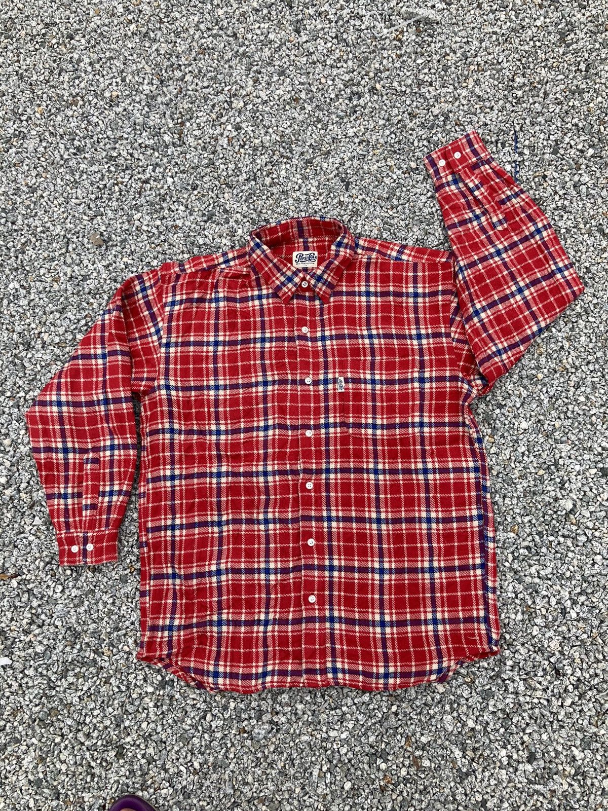 Flannel × Pepsi Vintage Pepsi Red Checkered Flannel Size US L / EU 52-54 / 3 - 1 Thumbnail