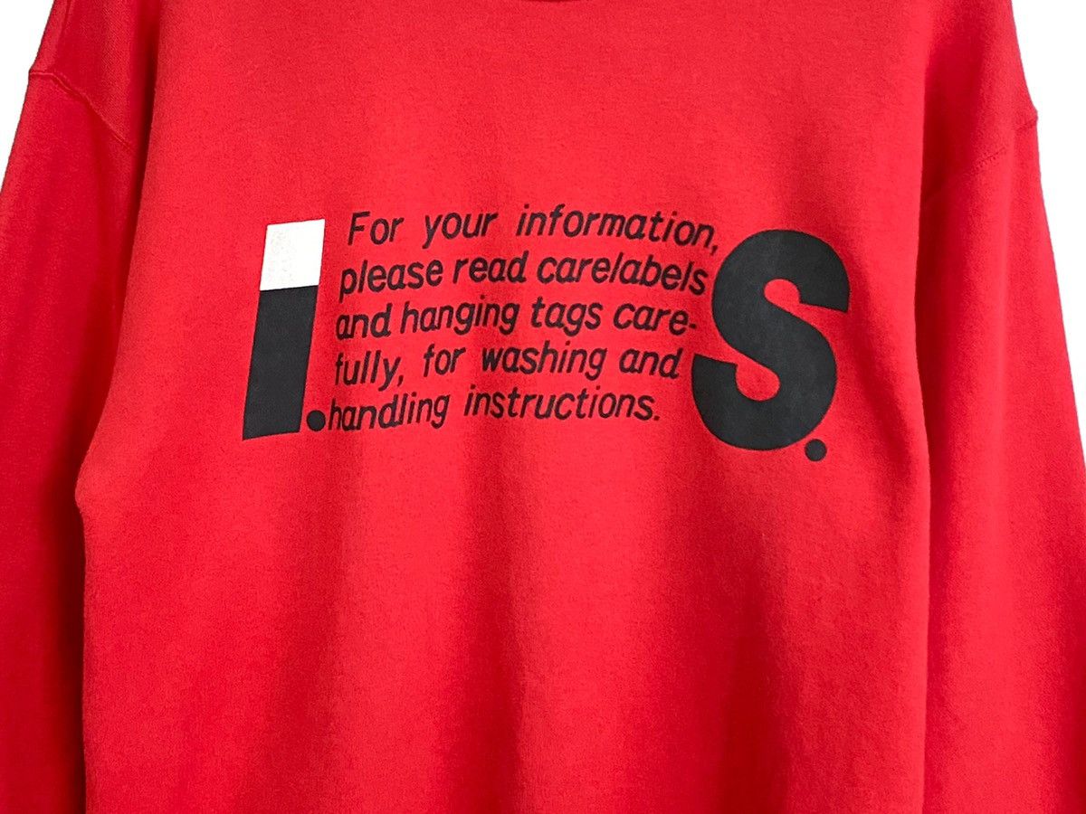 Designer × Issey Miyake VINTAGE ISSEY MIYAKE SPORT CARE LABEL TAG SWEATSHIRT Size US M / EU 48-50 / 2 - 4 Thumbnail
