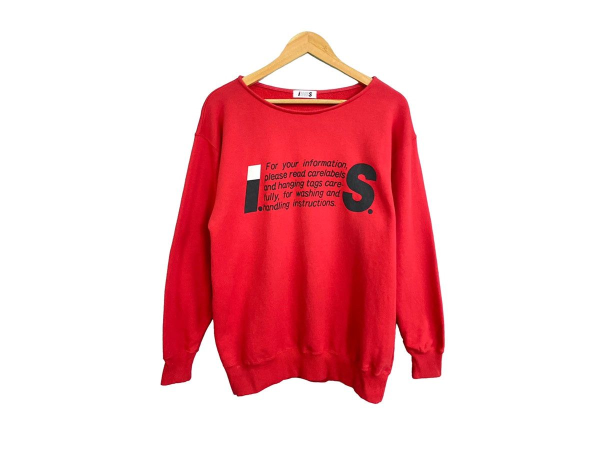 Designer × Issey Miyake VINTAGE ISSEY MIYAKE SPORT CARE LABEL TAG SWEATSHIRT Size US M / EU 48-50 / 2 - 1 Thumbnail